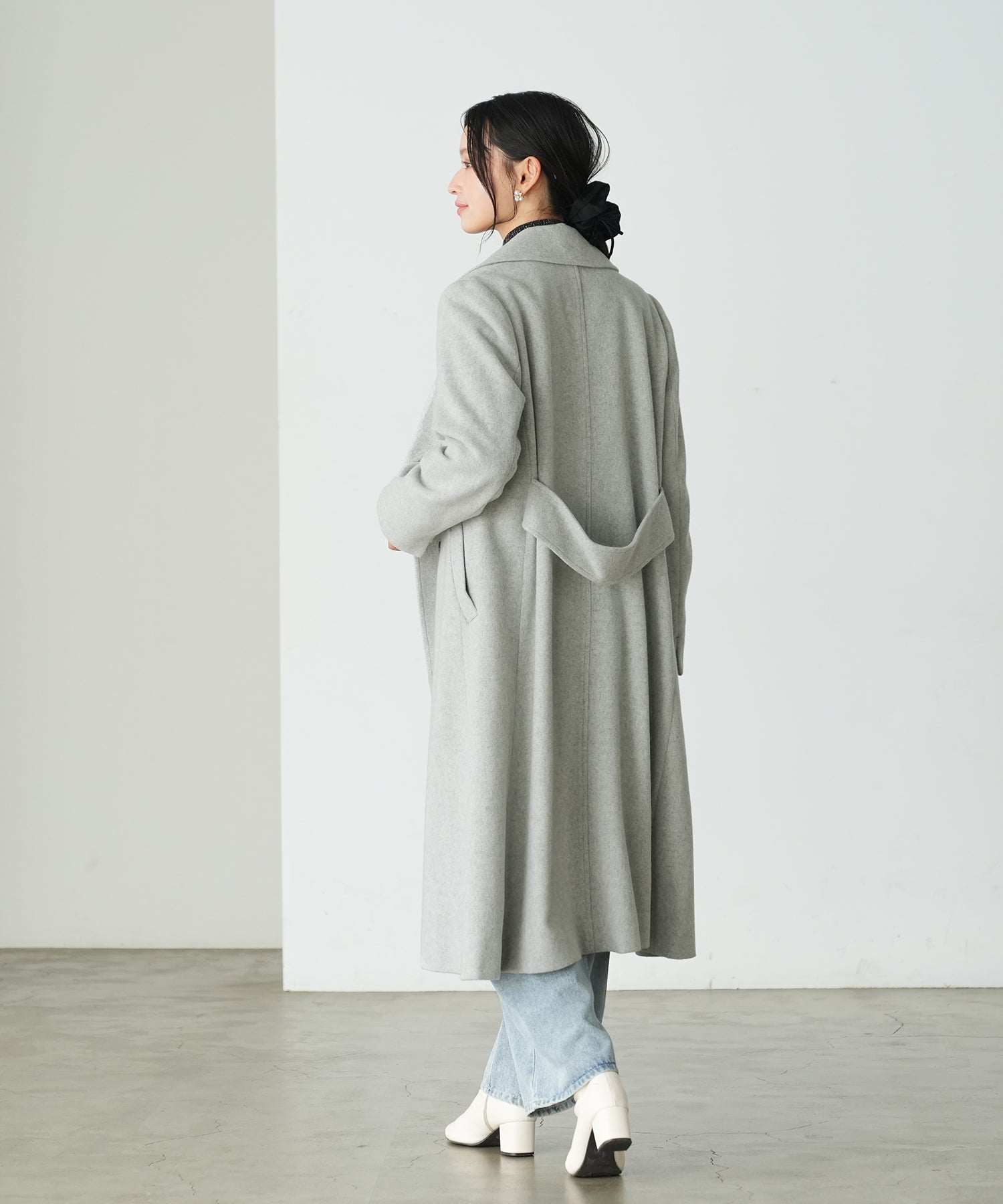 Xmas Fair】(尾州プレミアムウール)トレンチコート