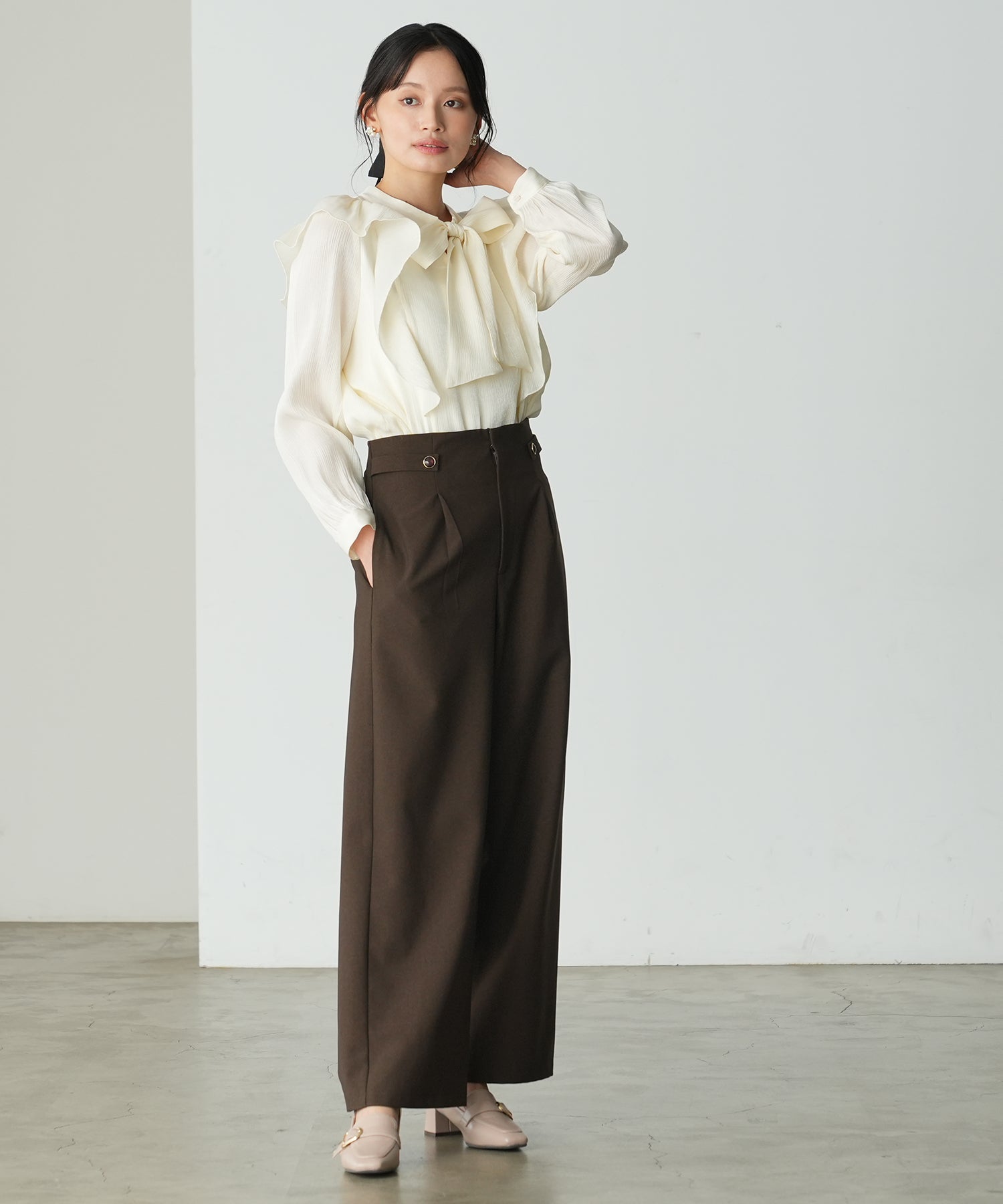 ブラウン　model:165cm 着用サイズ：M