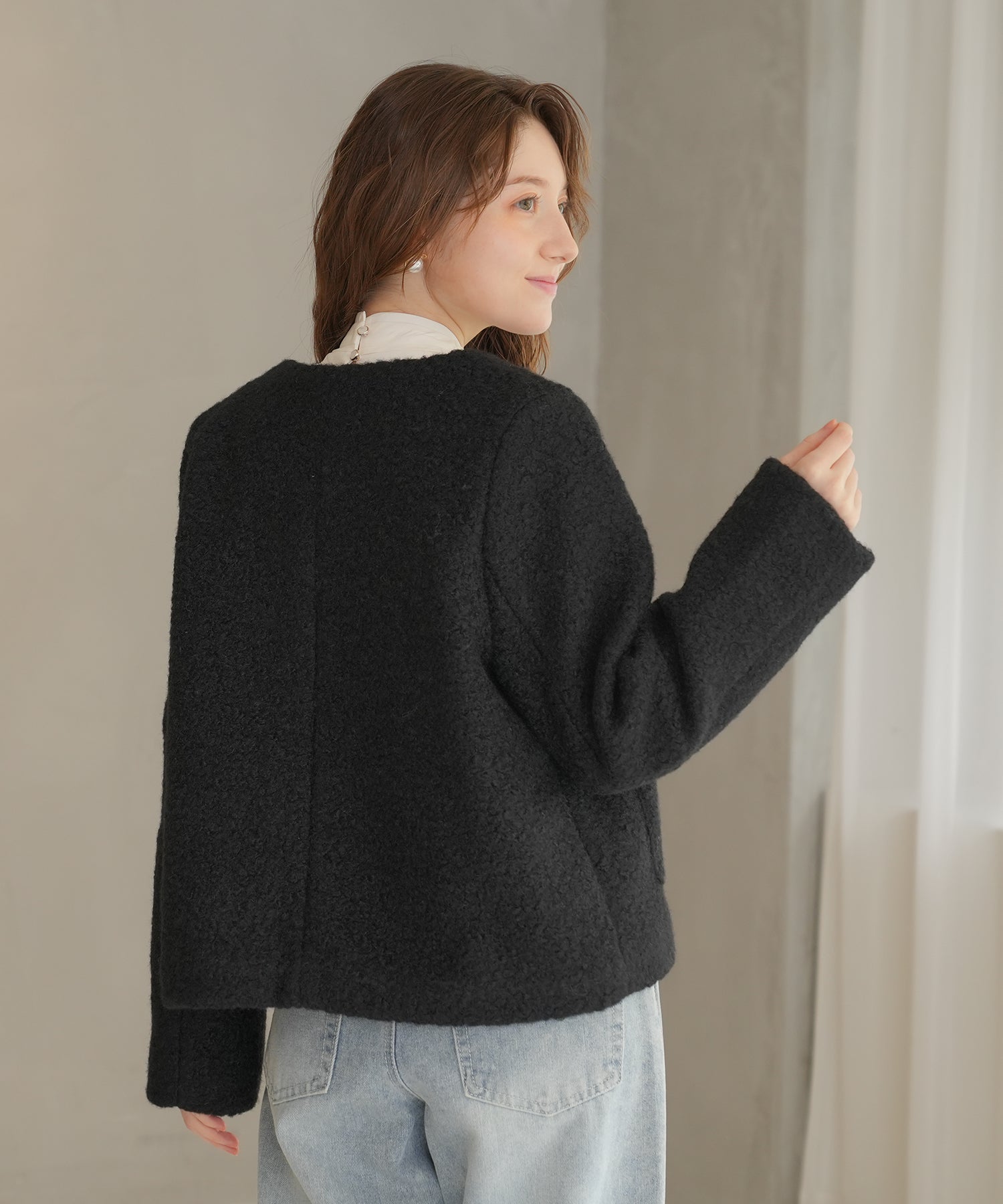 ブラック　model：163㎝　着用サイズ：M