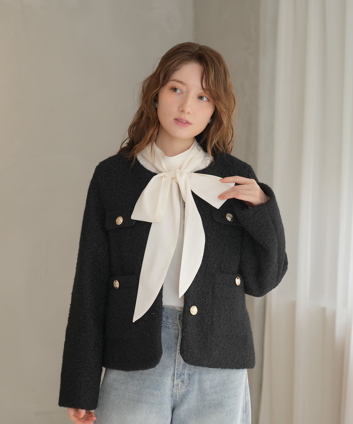 ブラック　model：163㎝　着用サイズ：M