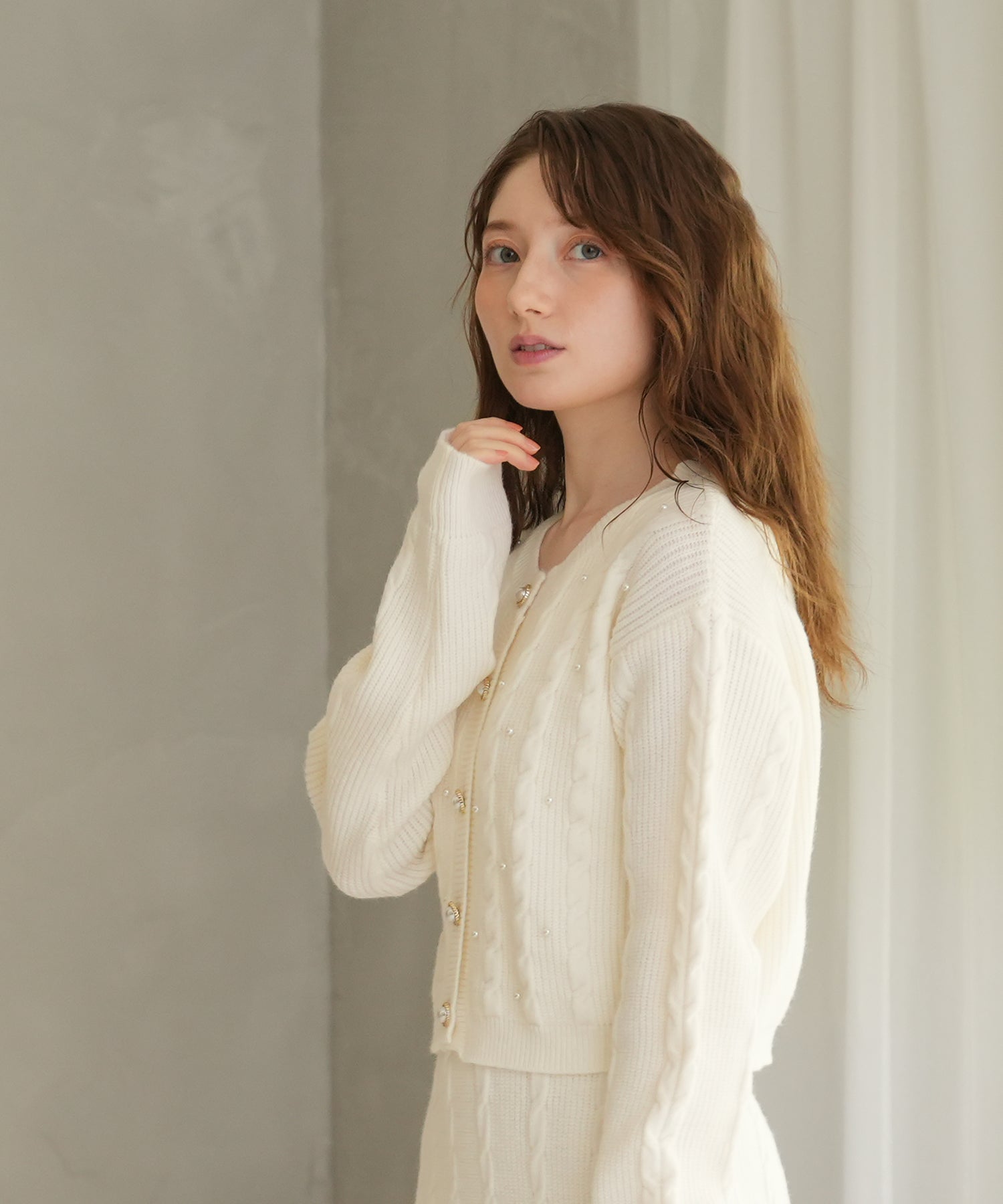 アイボリー　model：163　着用サイズ：M