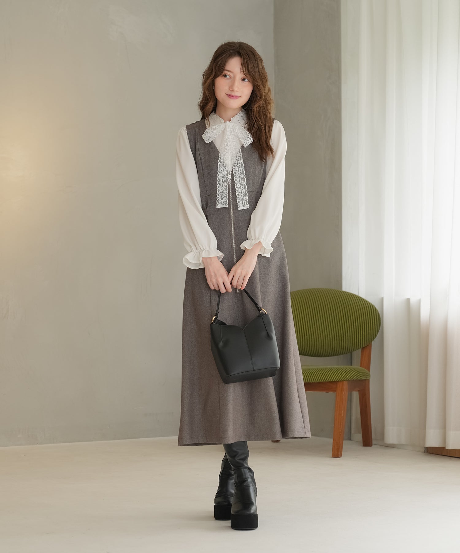 ブラウン　model：163㎝　着用サイズ：M