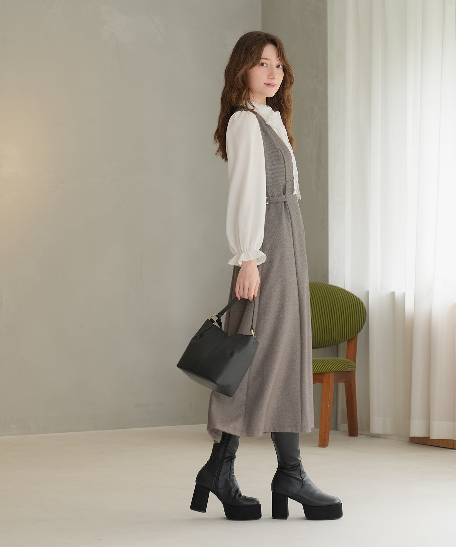 ブラウン　model：163㎝　着用サイズ：M