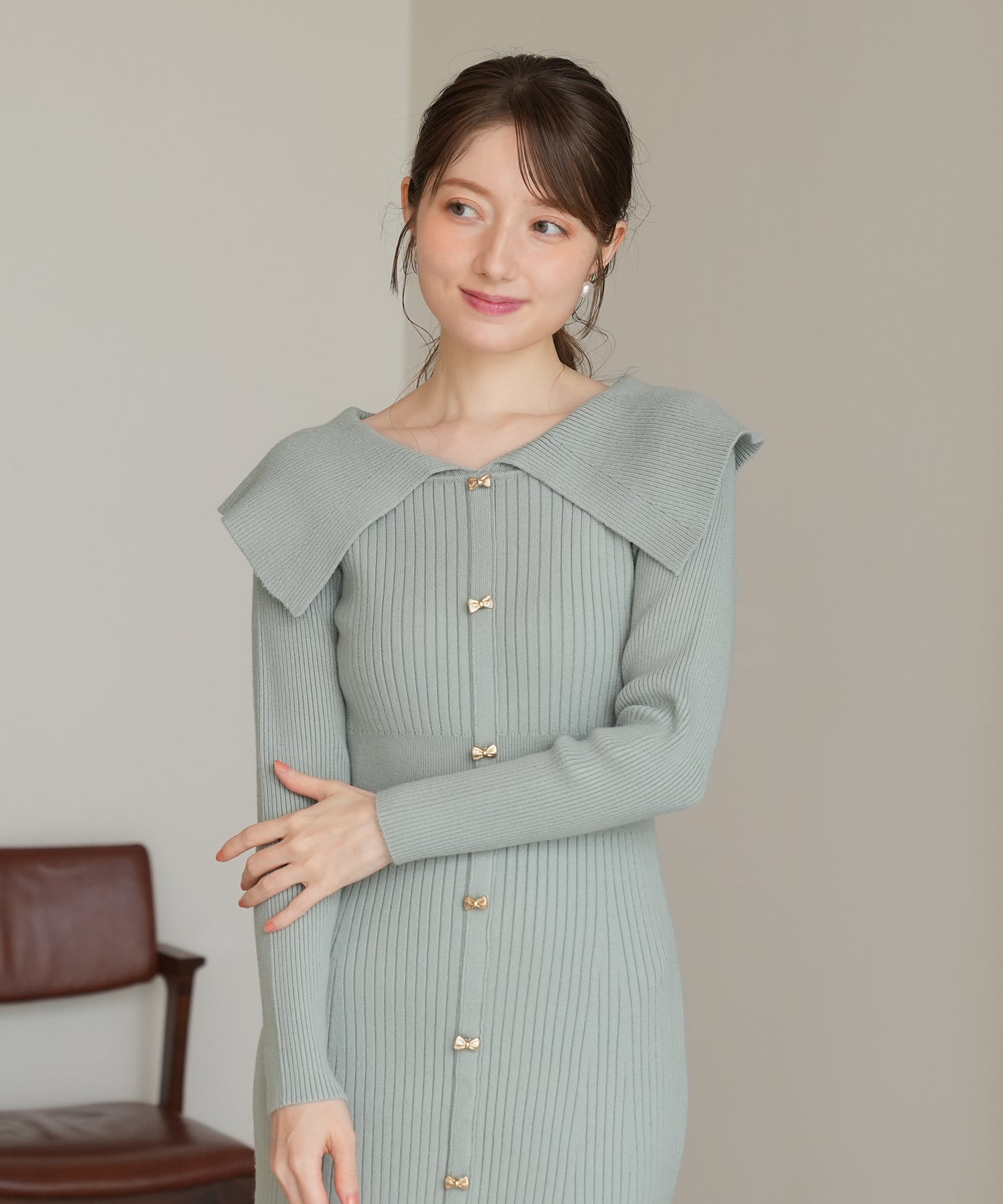 ミント　model：163　着用サイズ：M