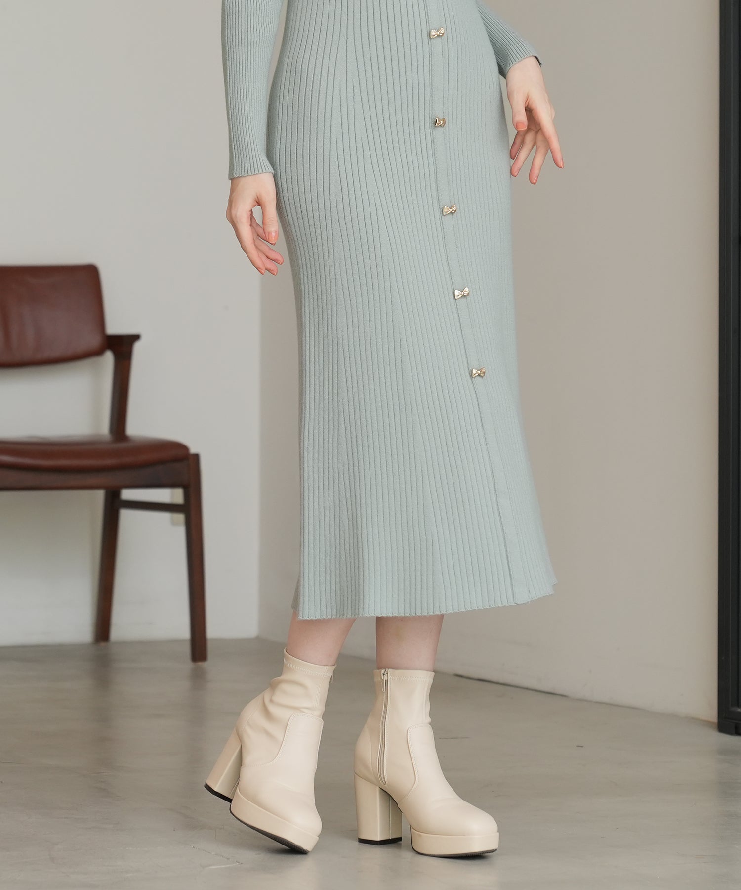 ミント　model：163　着用サイズ：M