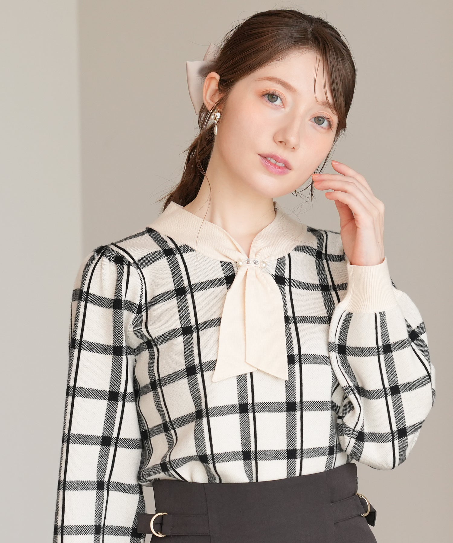ホワイト　model：163　着用サイズ：M