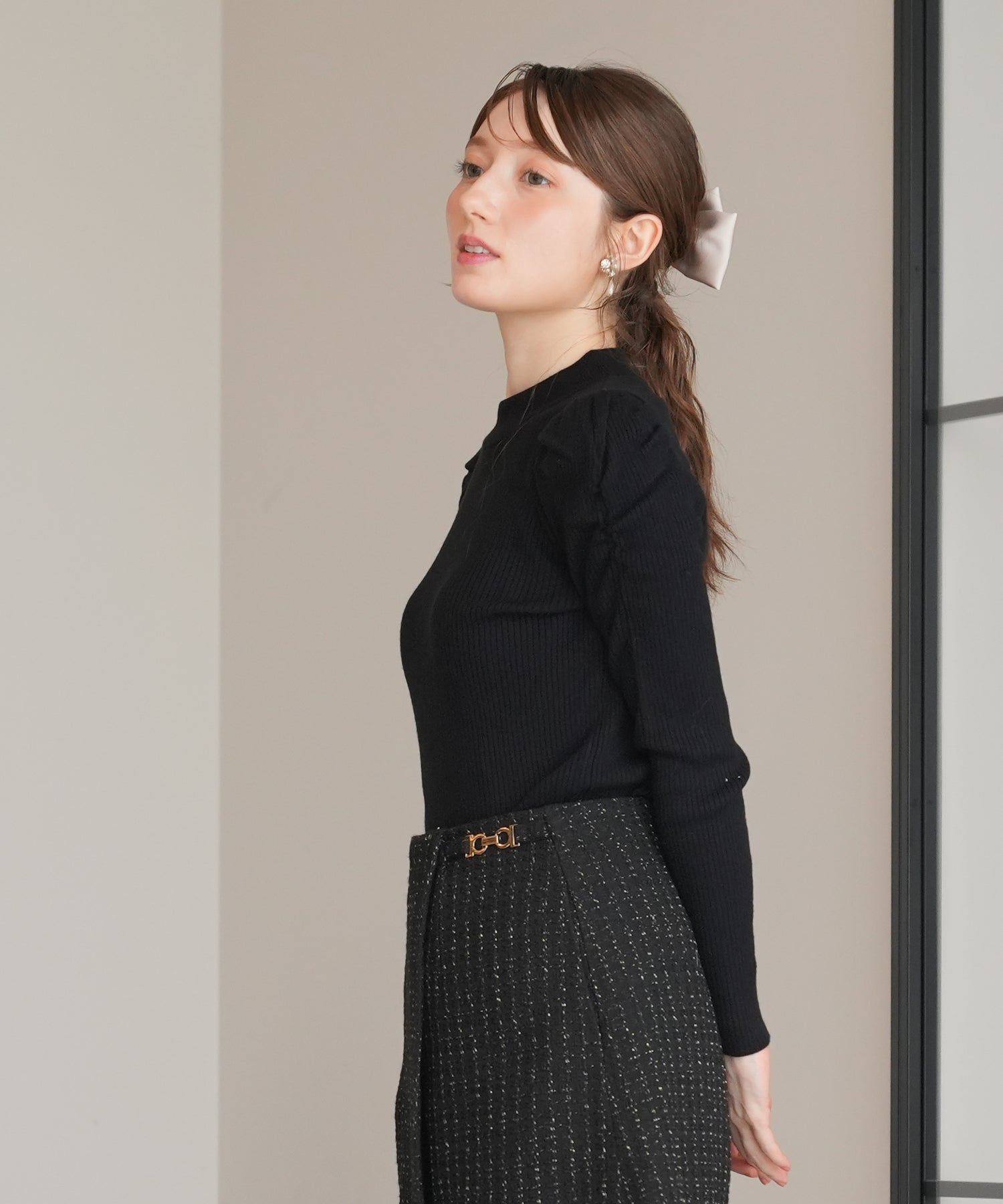 ブラック　model：163　着用サイズ：M