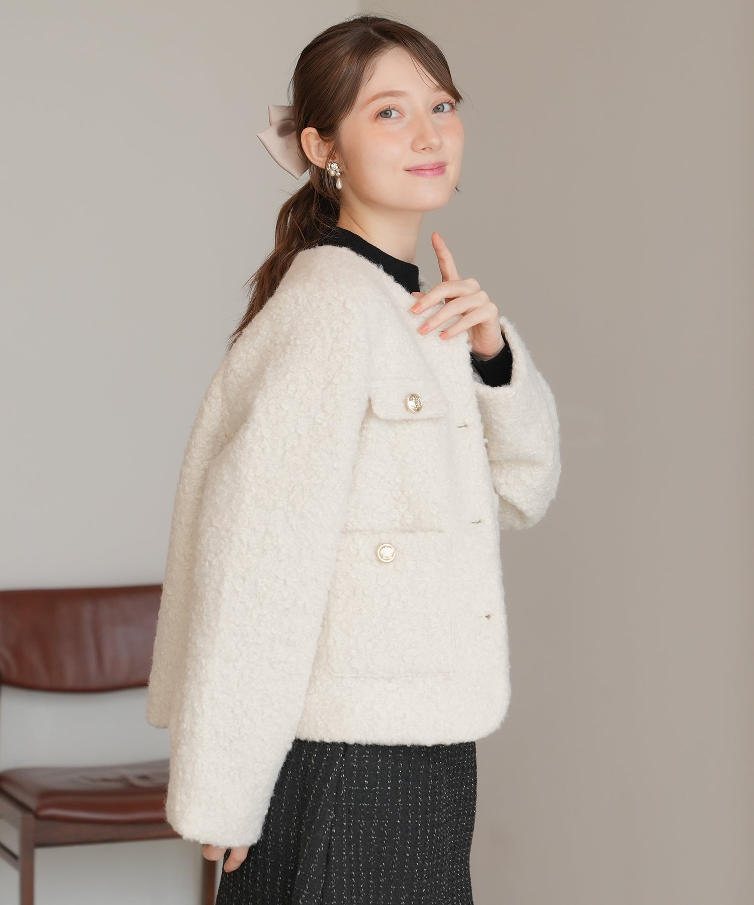 アイボリー　model：163㎝　着用サイズ：M