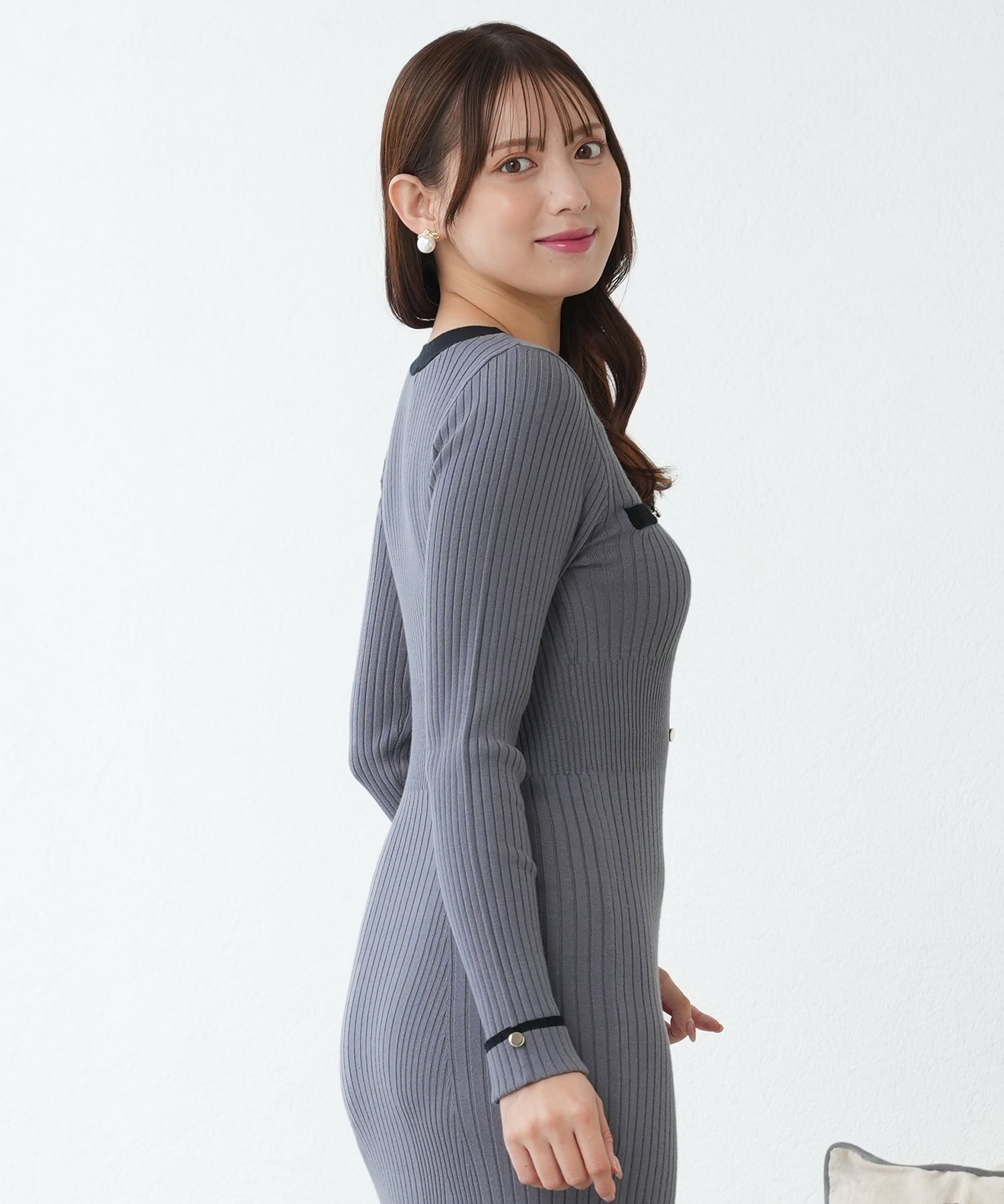 チャコール　model:164cm  着用サイズ：M