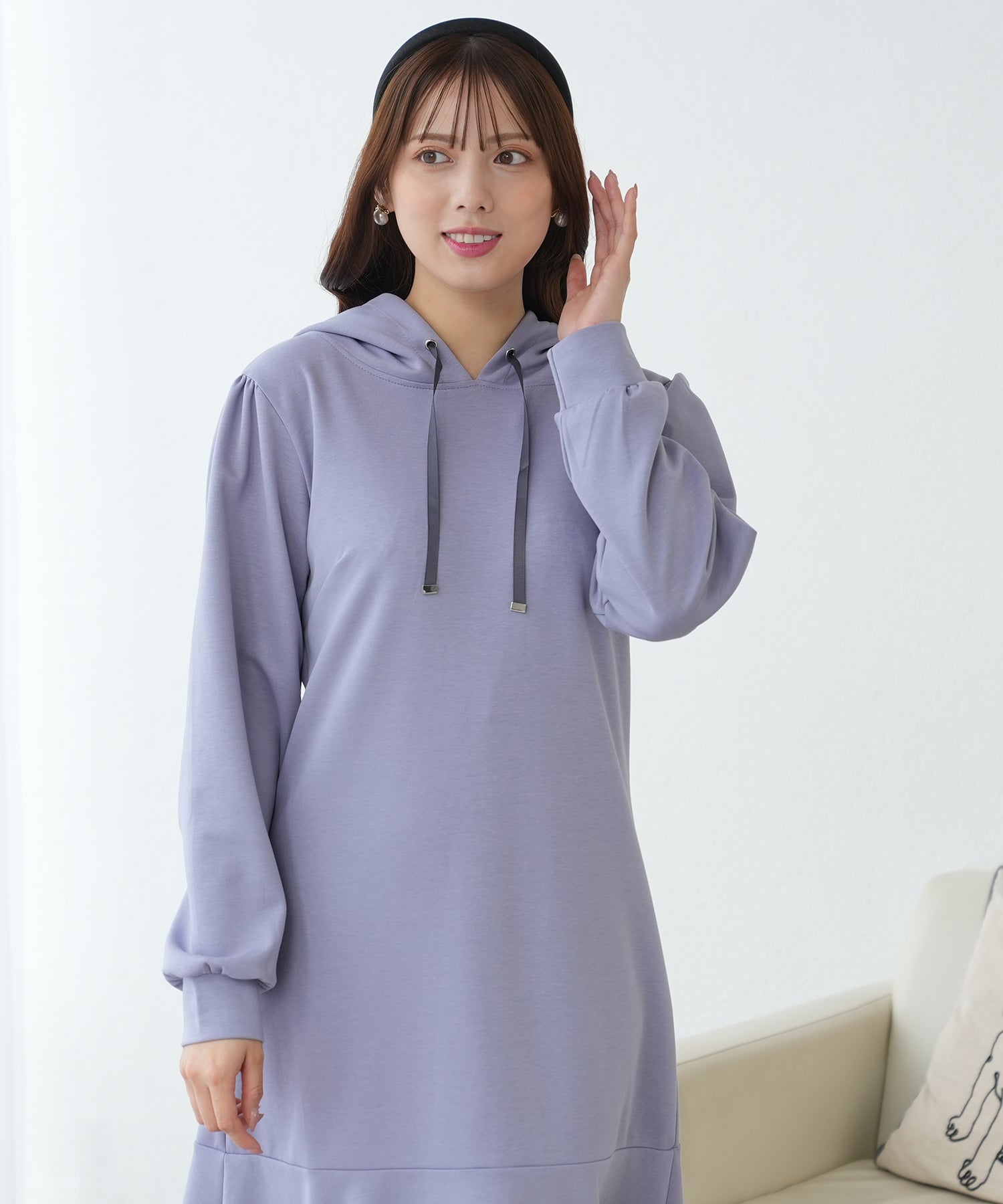 ダスティブルー　model:164cm  着用サイズ：M