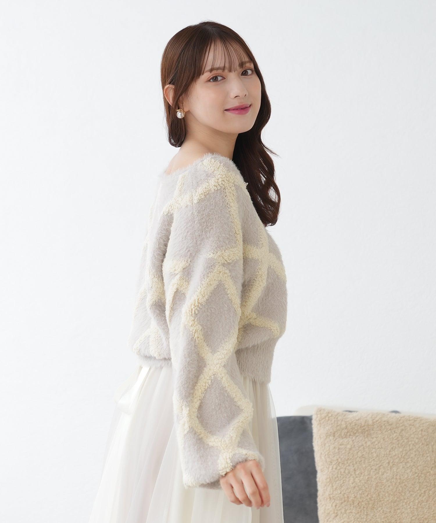 ラベンダー　model：164　着用サイズ：M