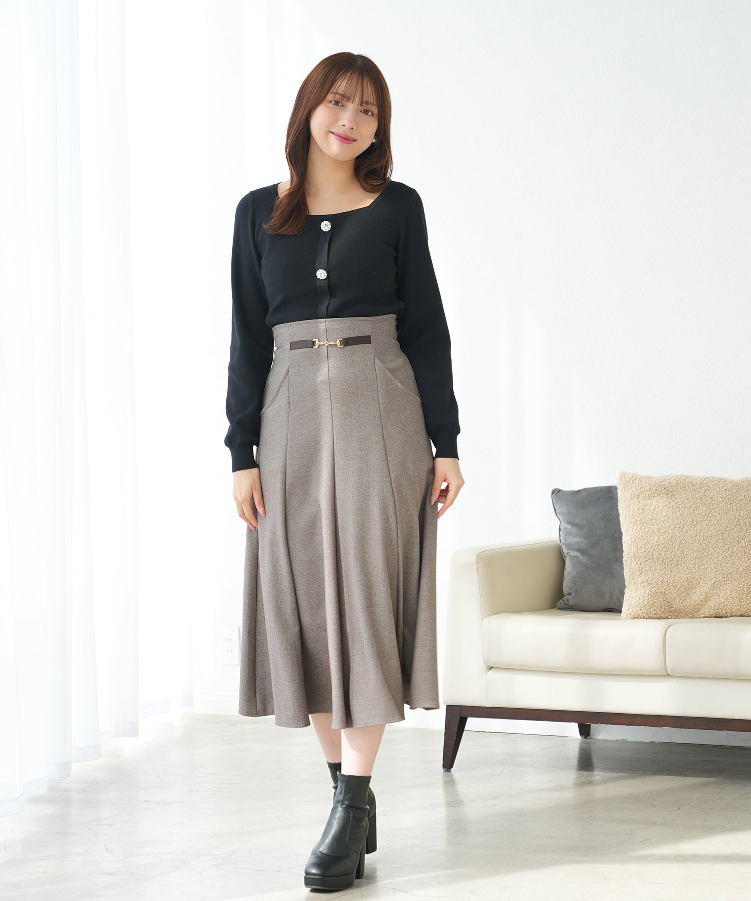 ブラック　model：164　着用サイズ：M