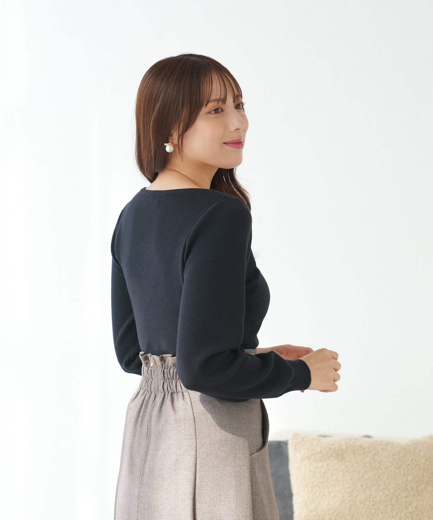 ブラック　model：164　着用サイズ：M