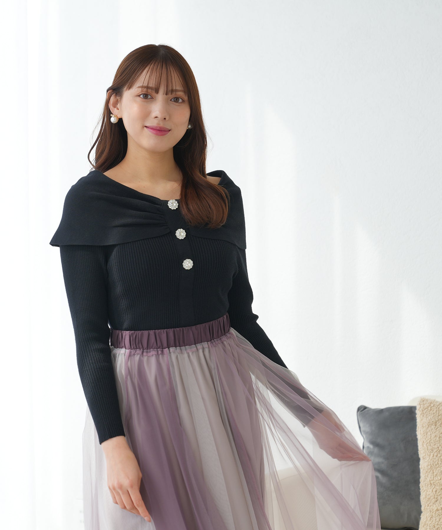 ブラック　model：164　着用サイズ：M