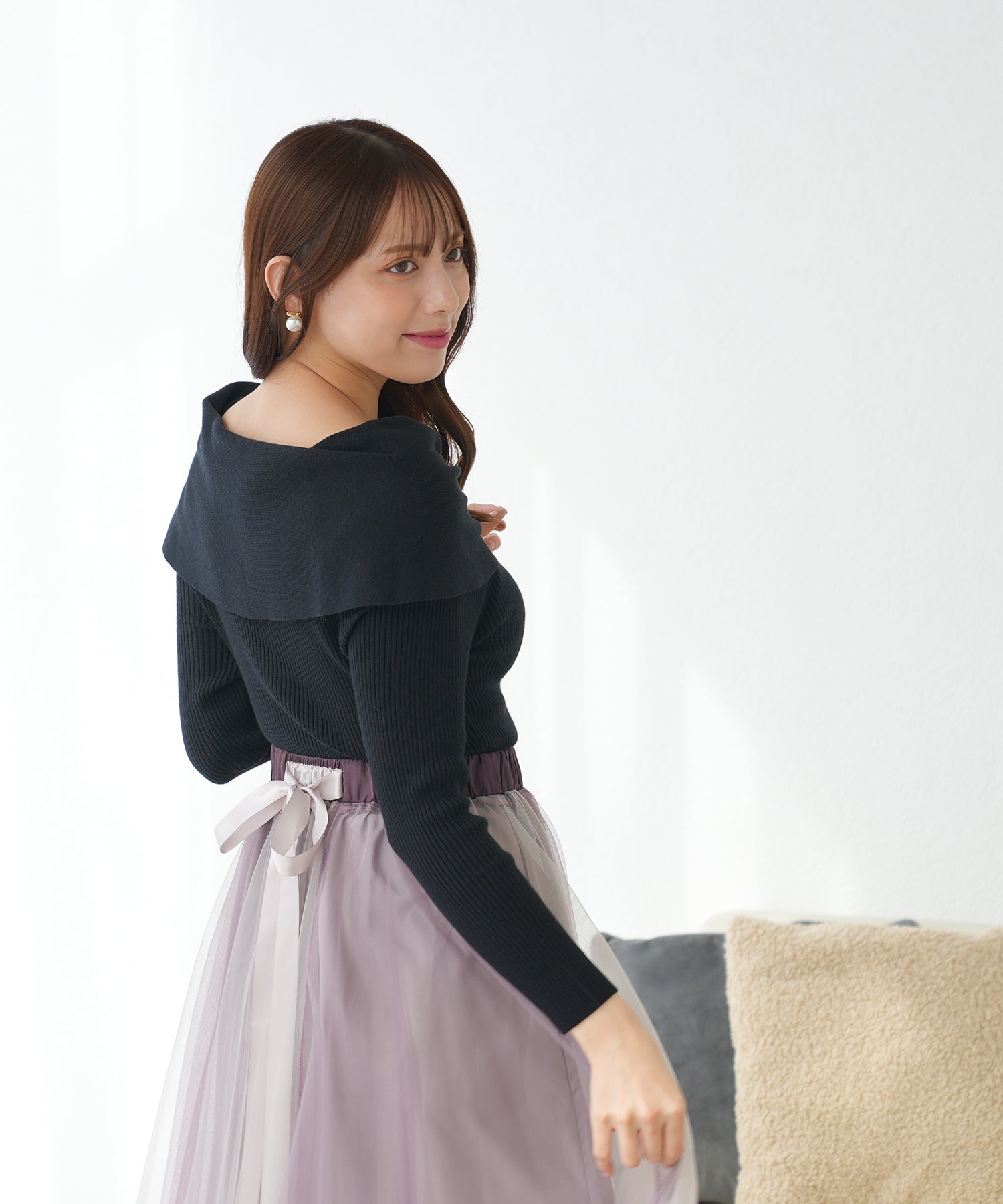 ブラック　model：164　着用サイズ：M