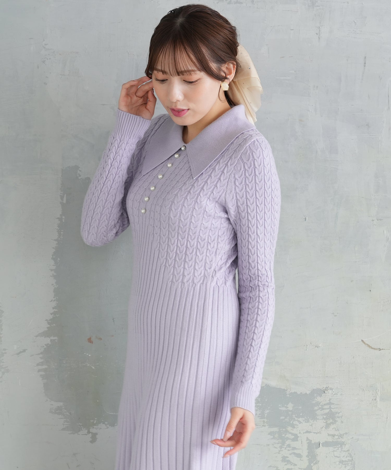 ライトグレー　model:164cm  着用サイズ：M