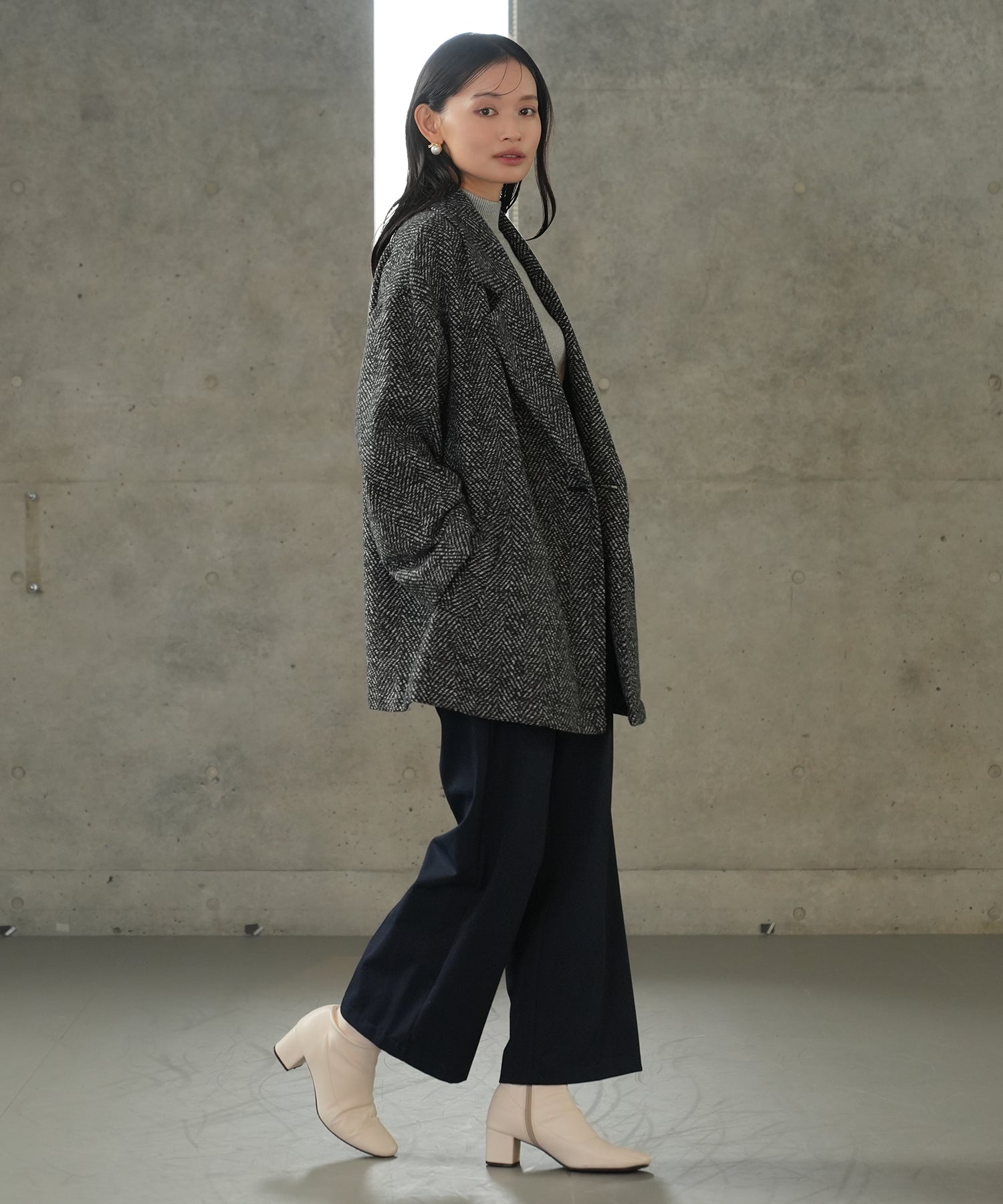 ブラック　model：165　着用サイズ：M