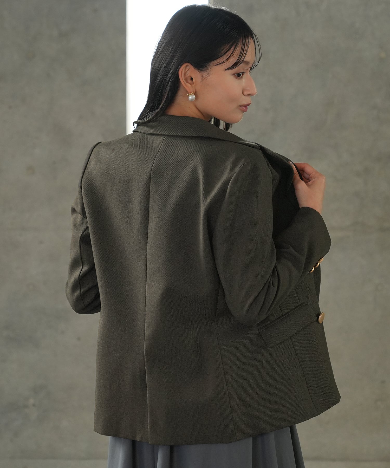 ブラウン　model:165㎝　着用サイズ：M