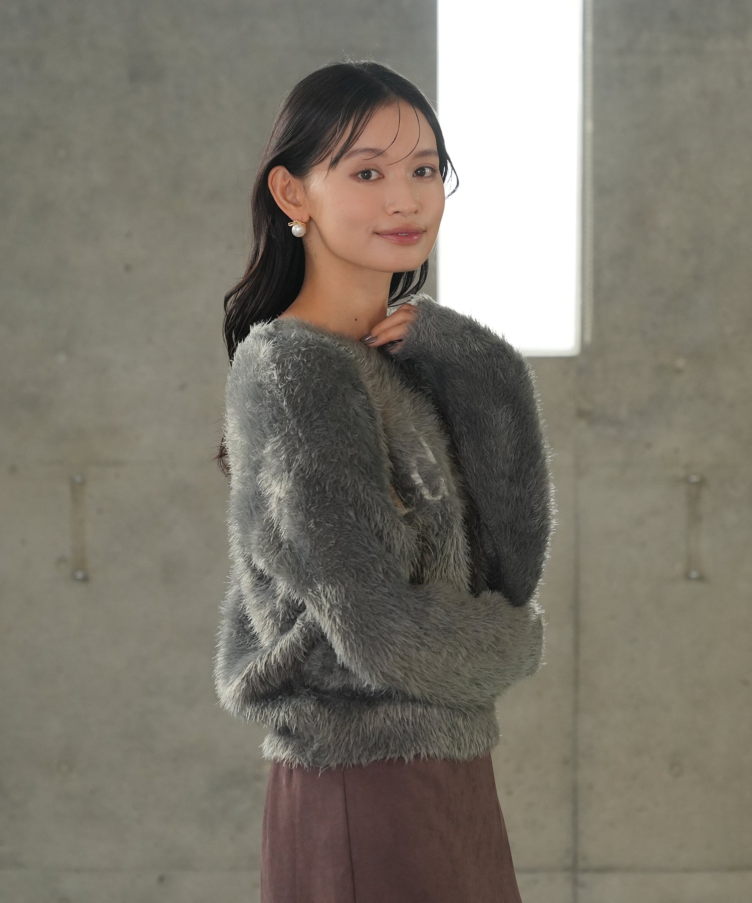 チャコール　model：165　着用サイズ：M