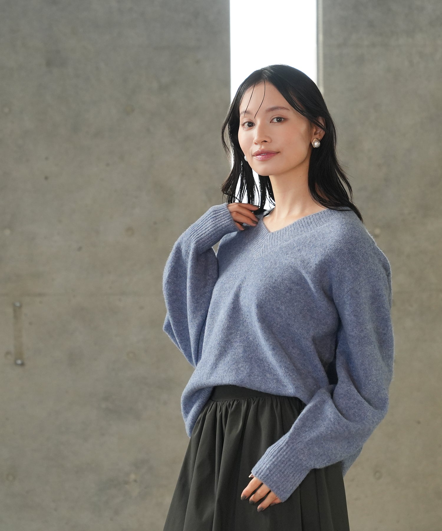 ブルー　model:165　着用サイズ：M