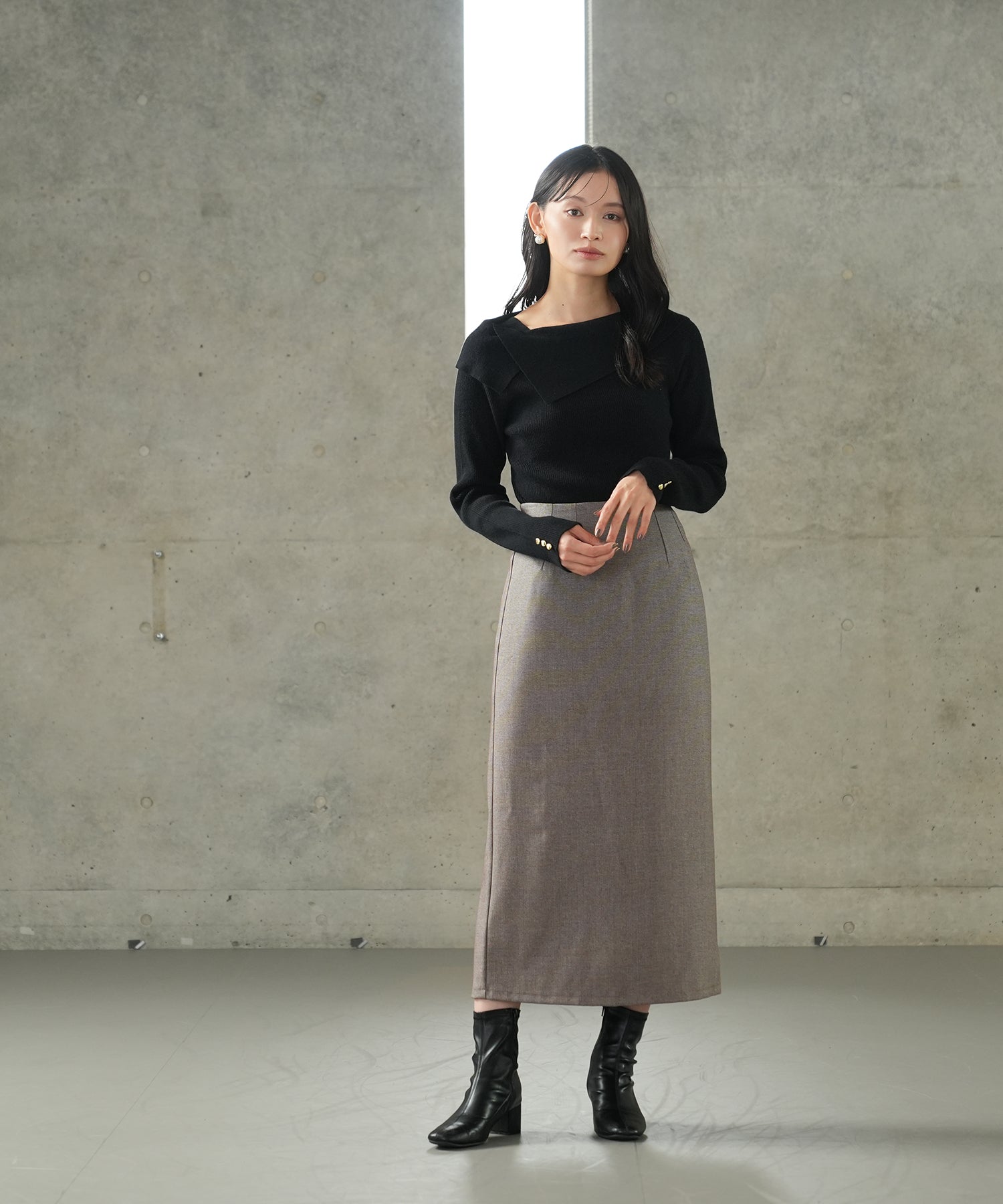 ブラック　model:165　着用サイズ：M