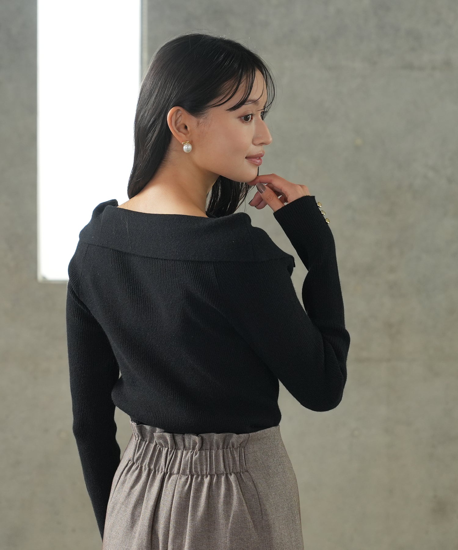 ブラック　model:165　着用サイズ：M