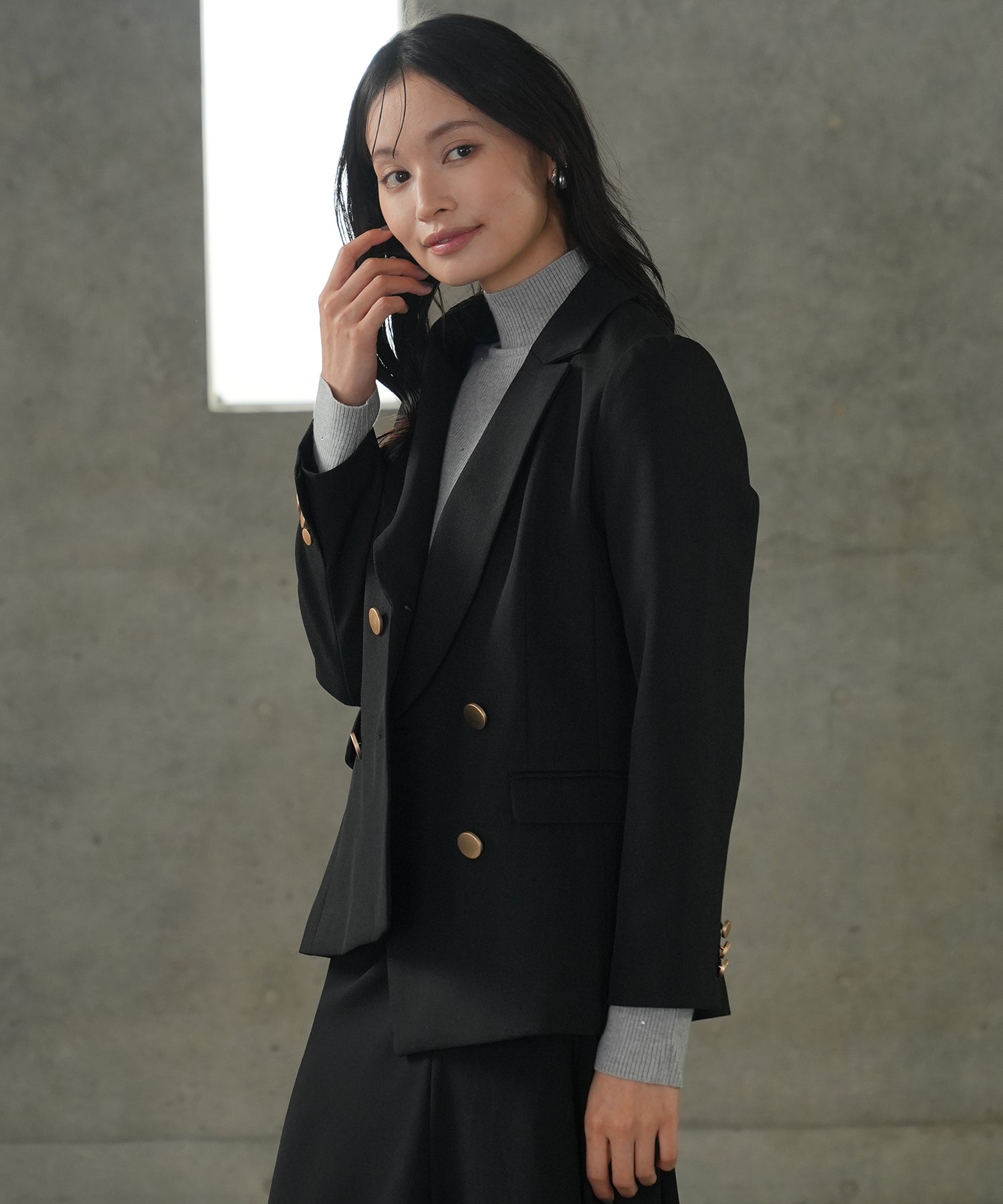 ブラック　model:165㎝　着用サイズ：S