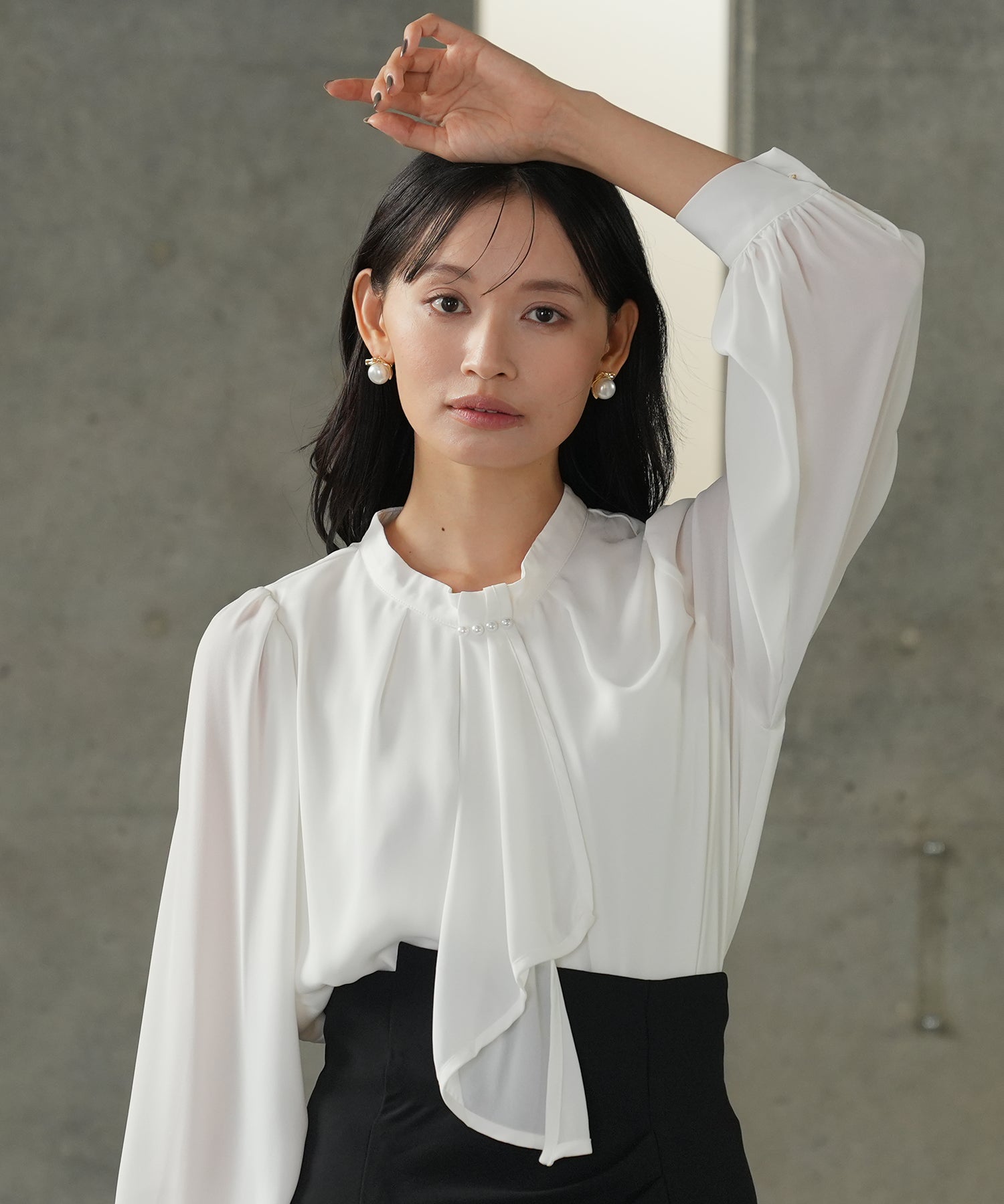 ホワイト　model:165cm  着用サイズ：M