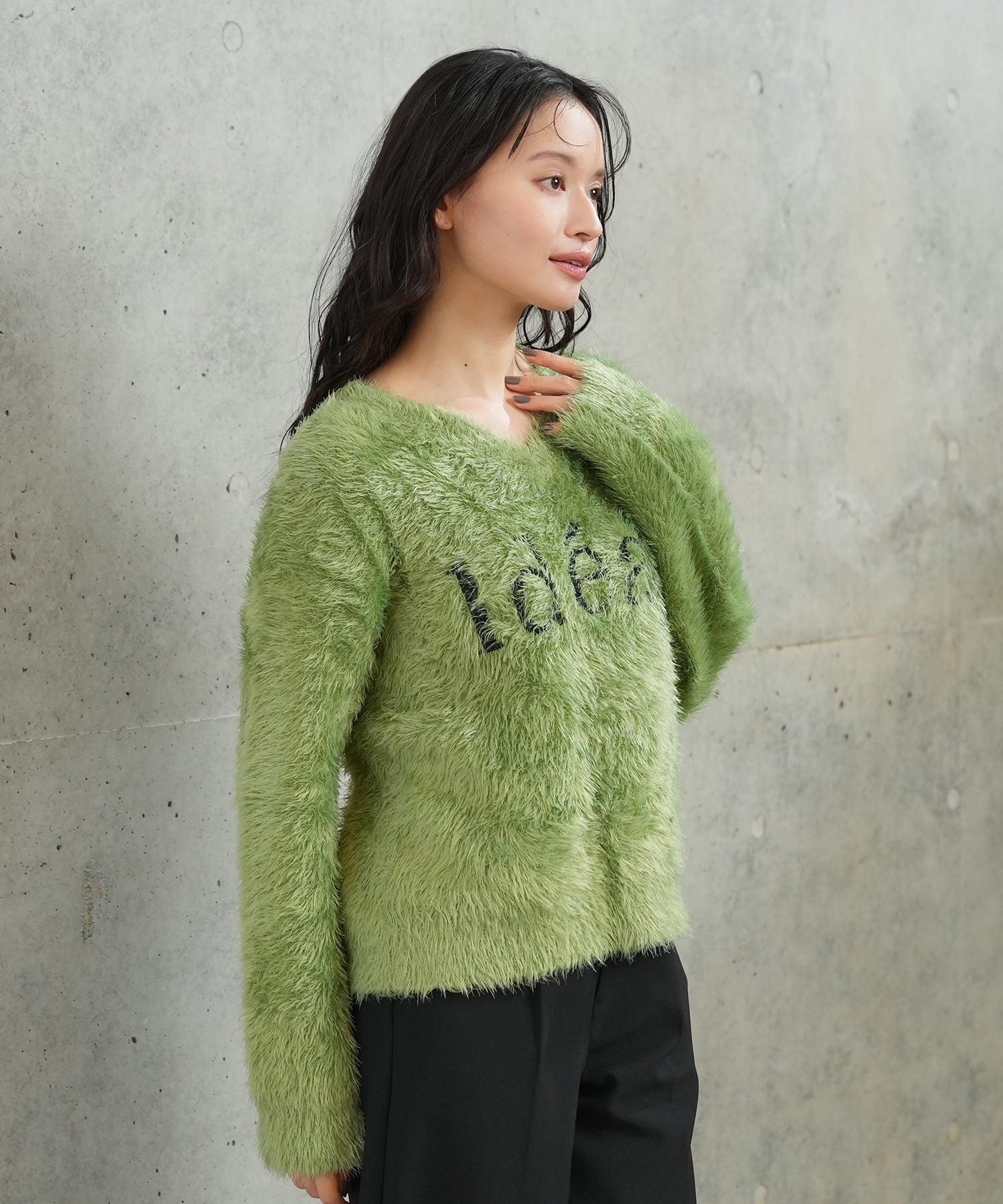 グリーン　model：165　着用サイズ：M