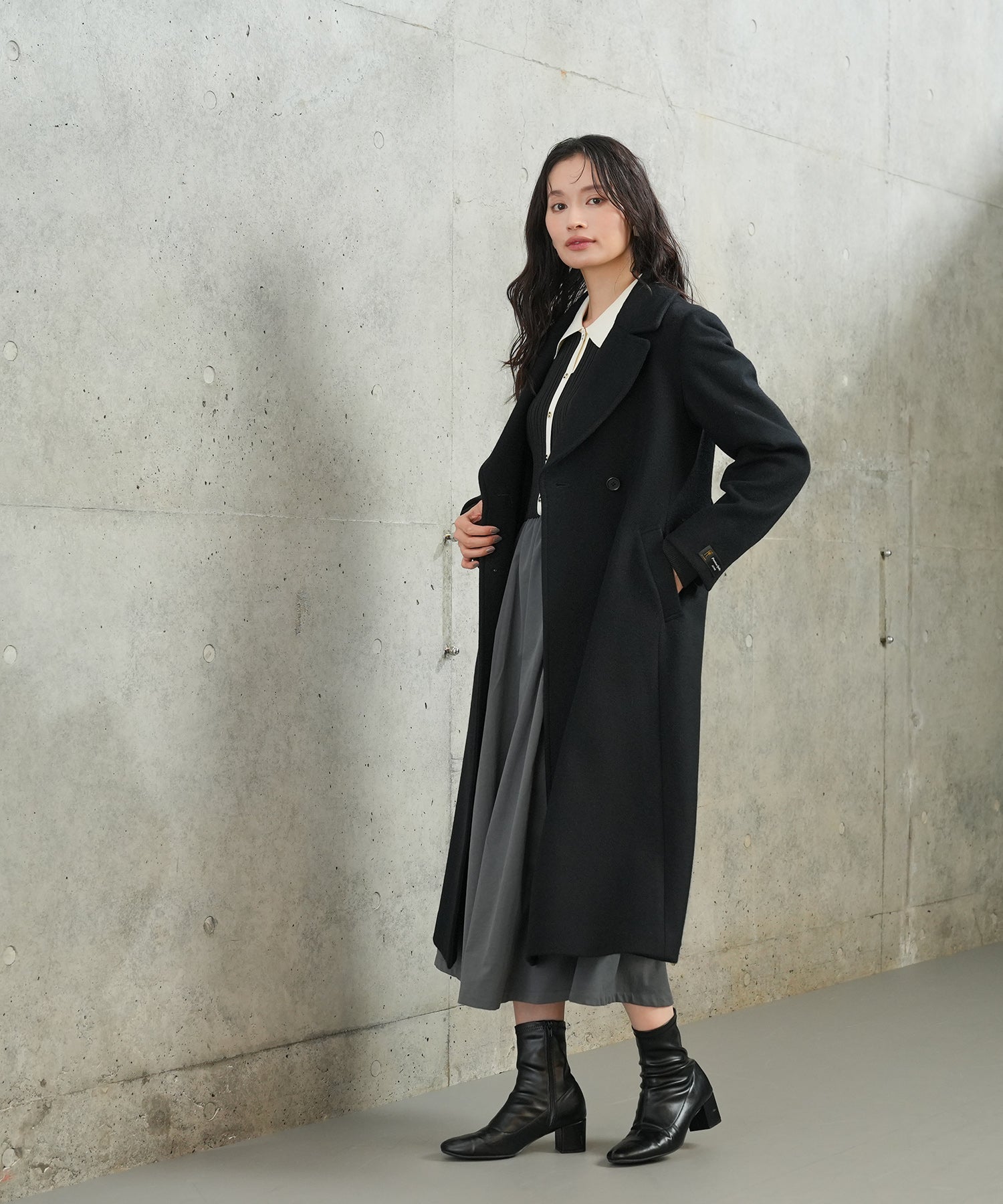 ブラック　model：165　着用サイズ：M