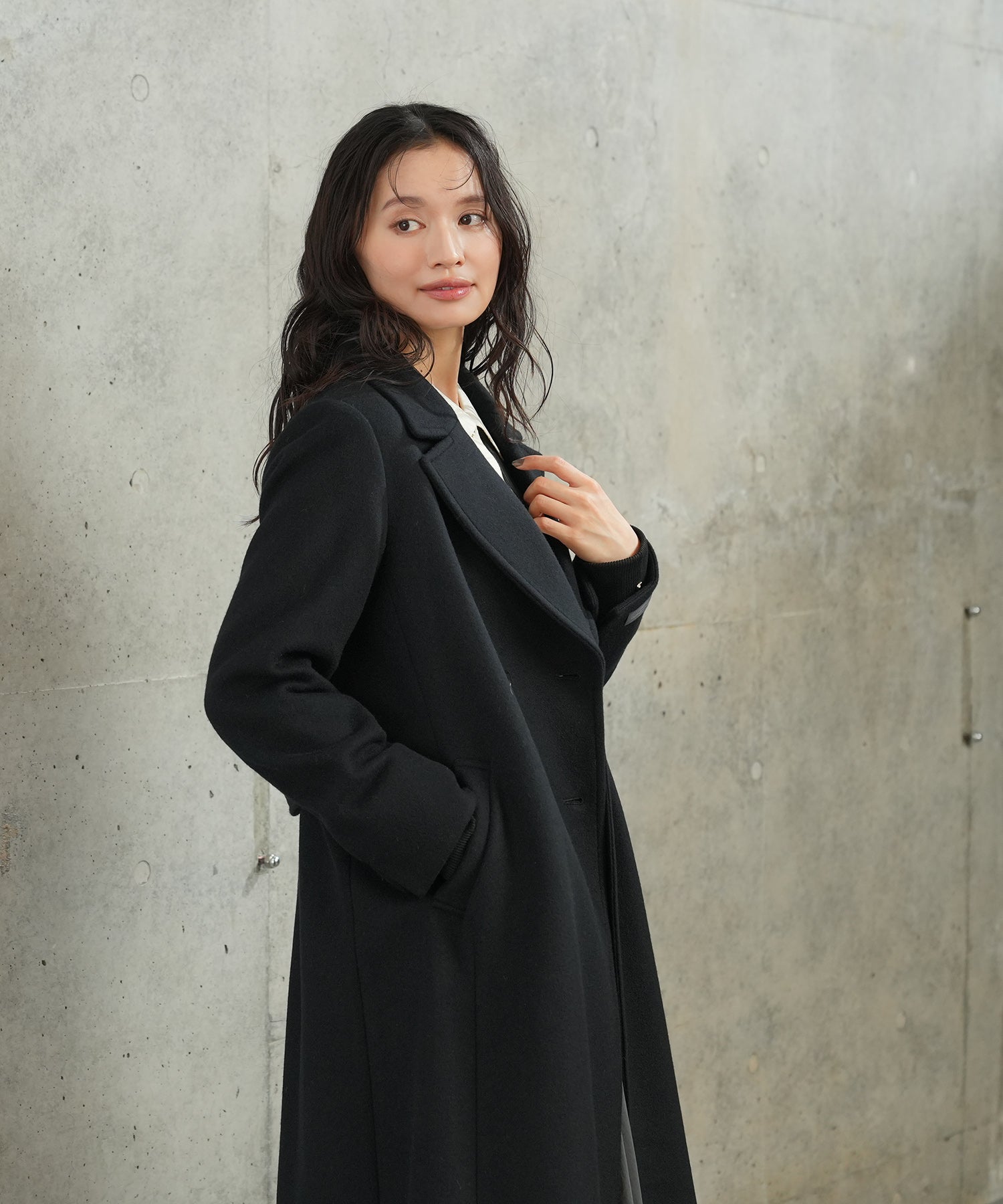 ブラック　model：165　着用サイズ：M