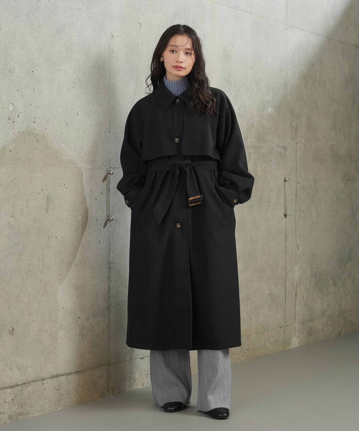 ブラック　model：165　着用サイズ：M