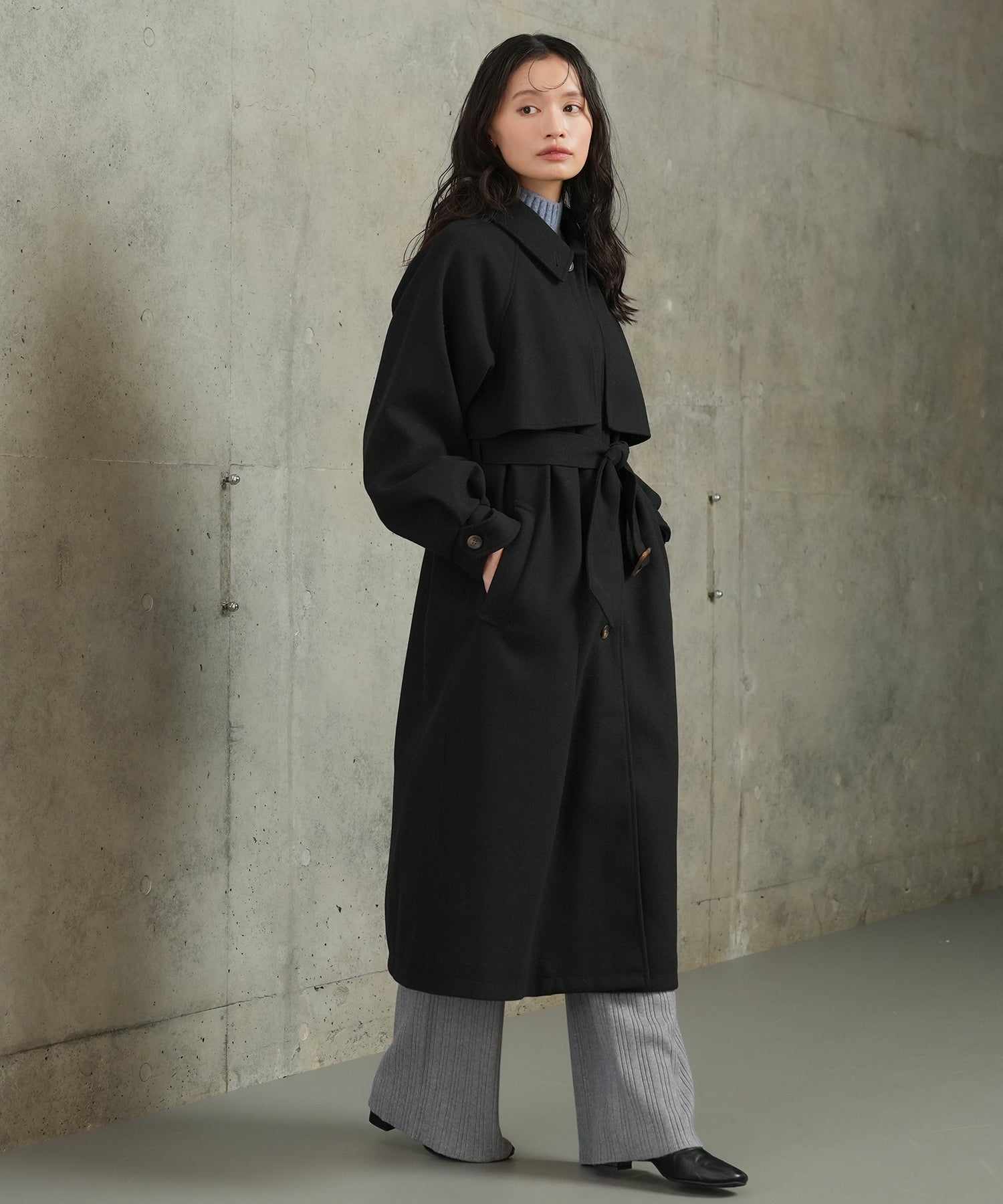 ブラック　model：165　着用サイズ：M