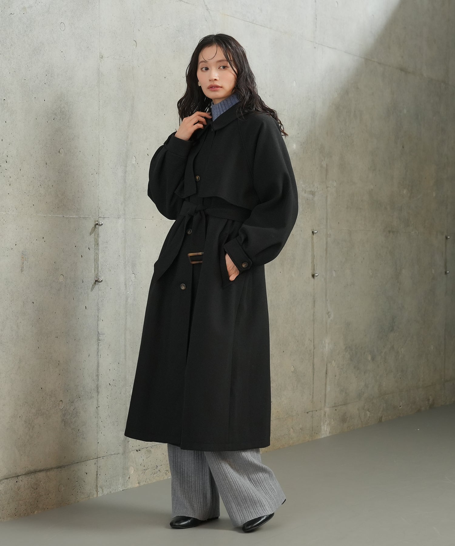 ブラック　model：165　着用サイズ：M