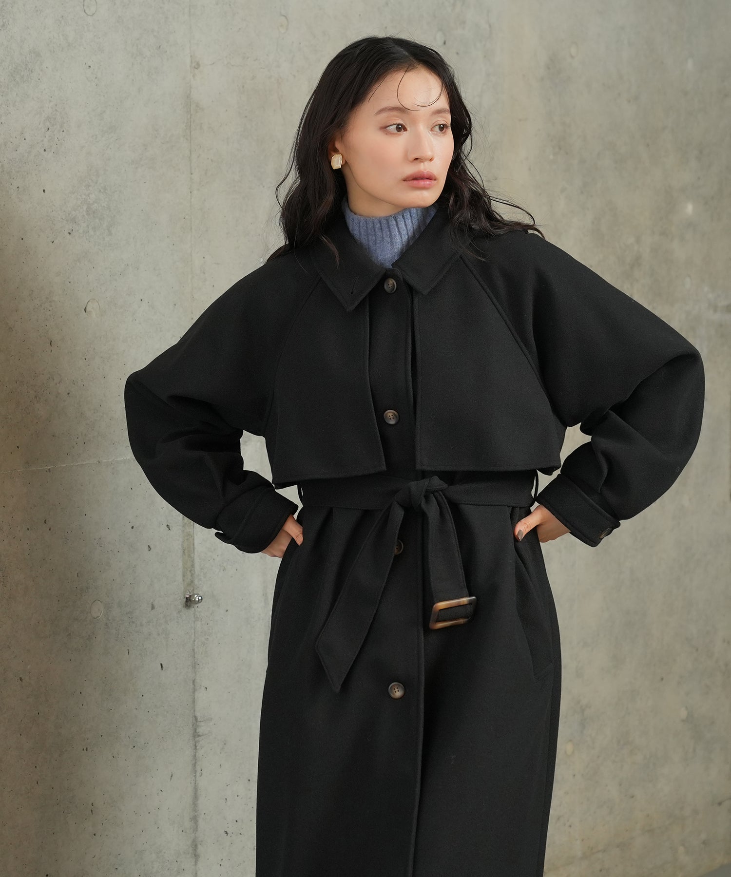 ブラック　model：165　着用サイズ：M