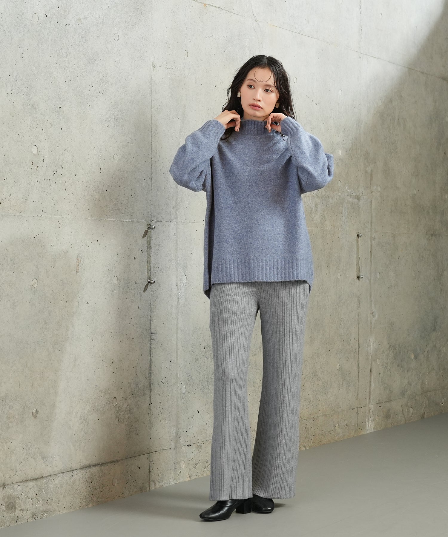 ブルー　model：165　着用サイズ：M