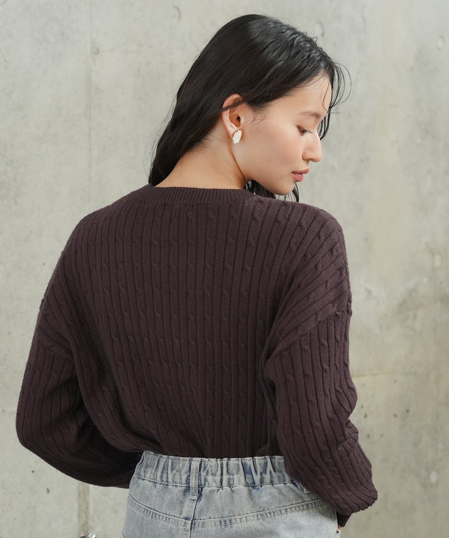 ブラウン　model：165cm　着用サイズ：M