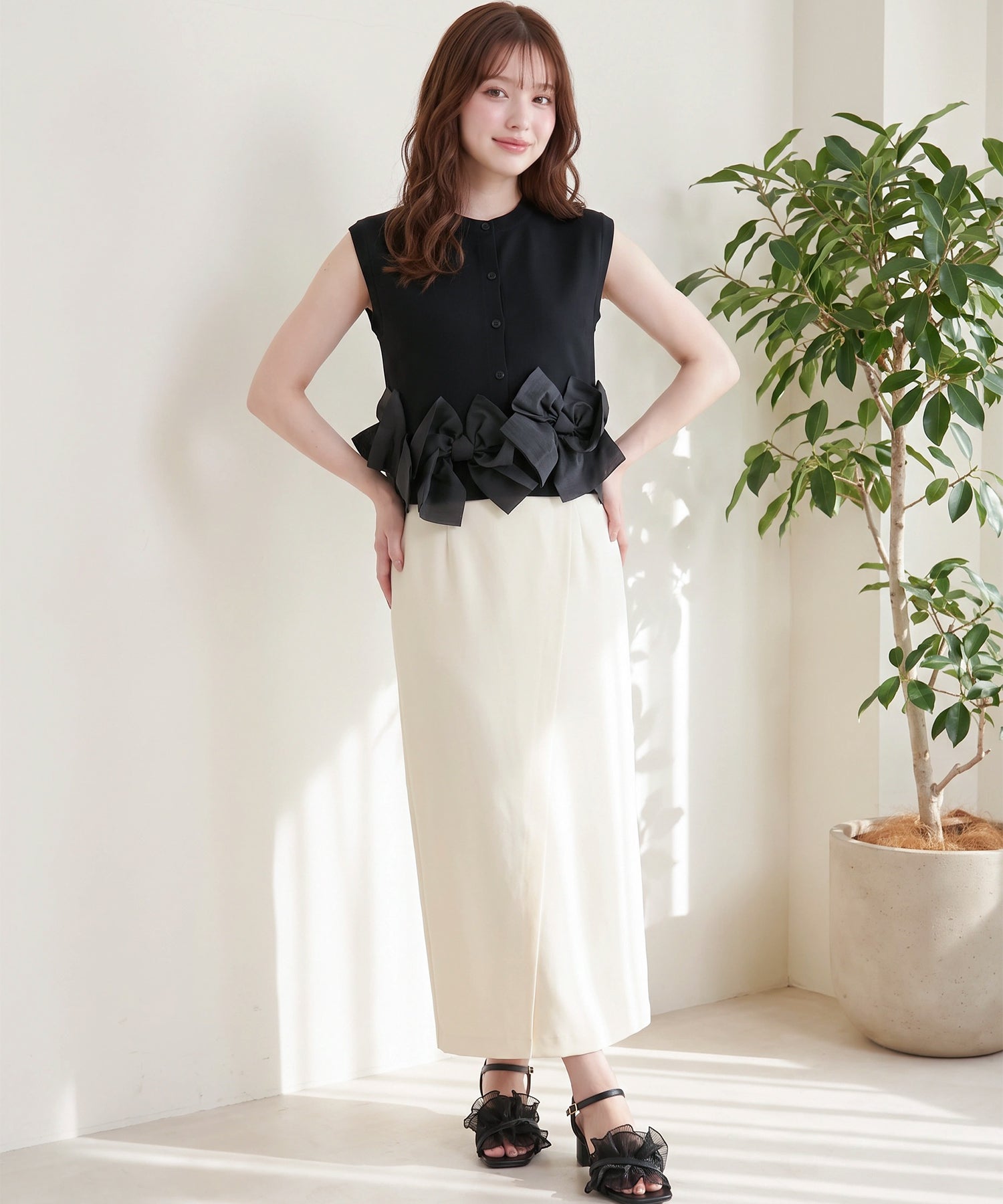 ブラック　model：160㎝ 着用サイズ：M