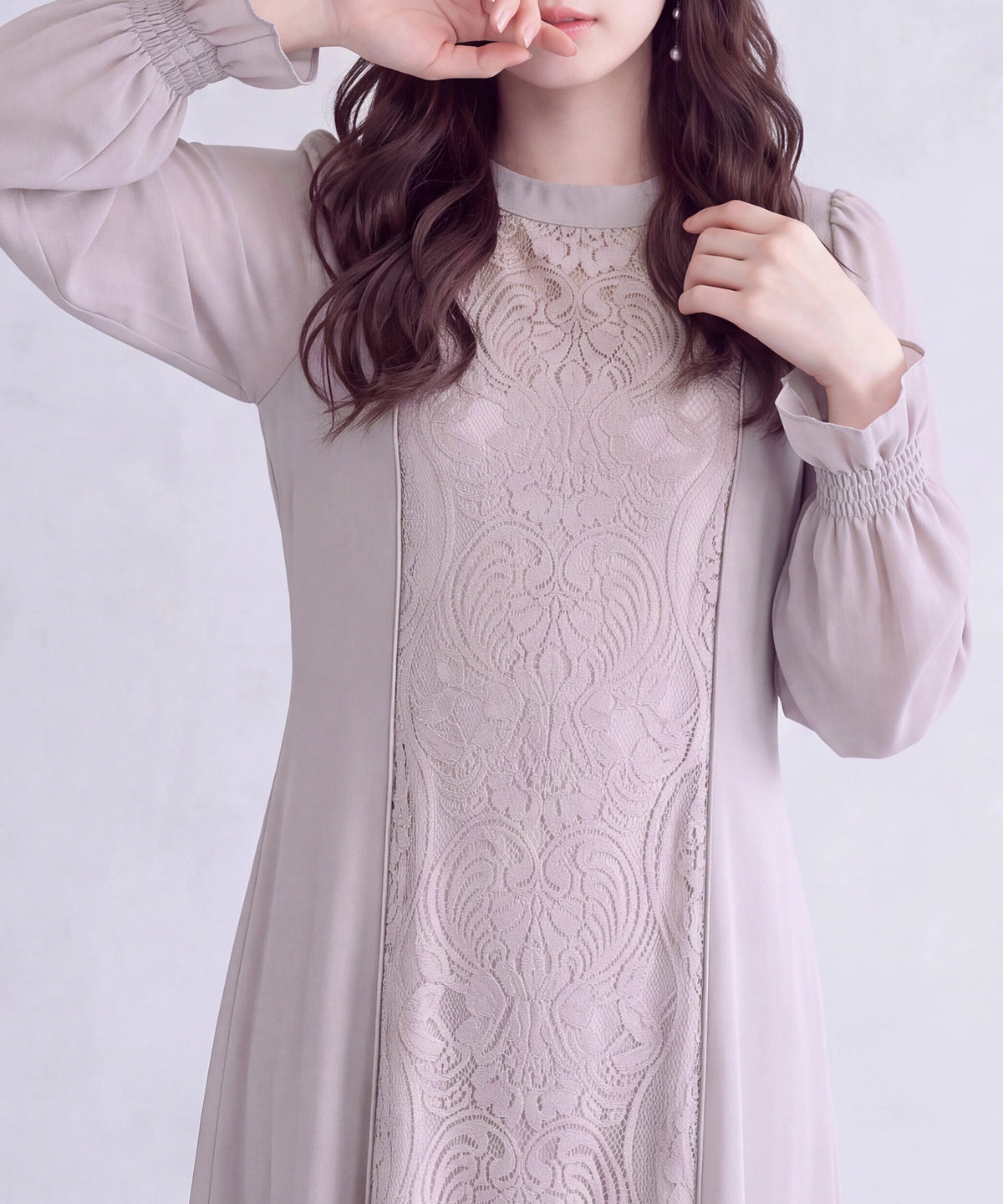 グレージュ(AI画像) model：160cm 着用サイズ：M
