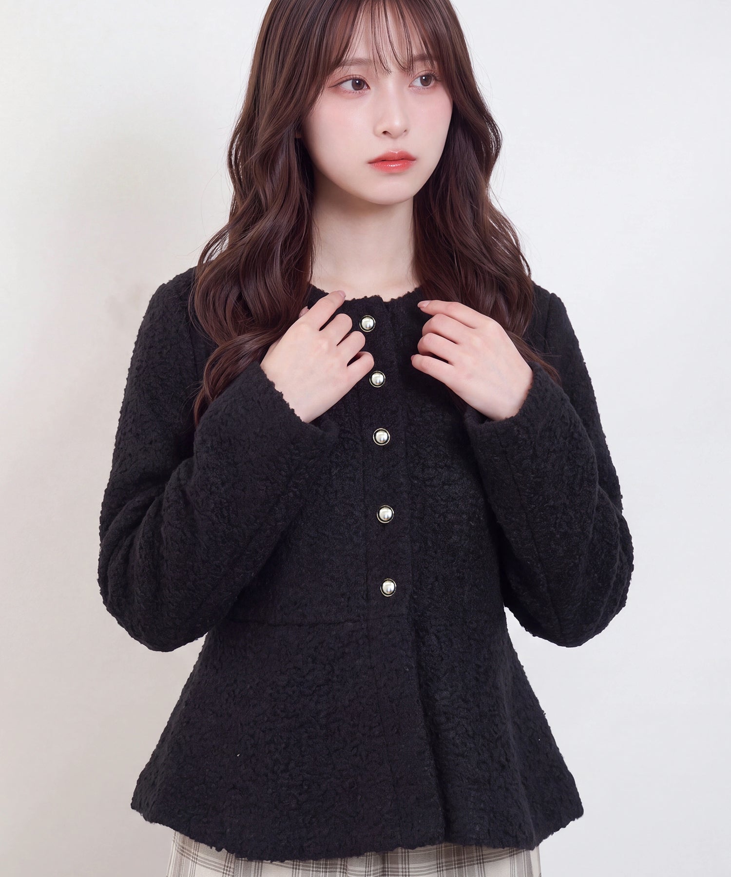 ブラック(AI画像) model：160cm 着用サイズ：M
