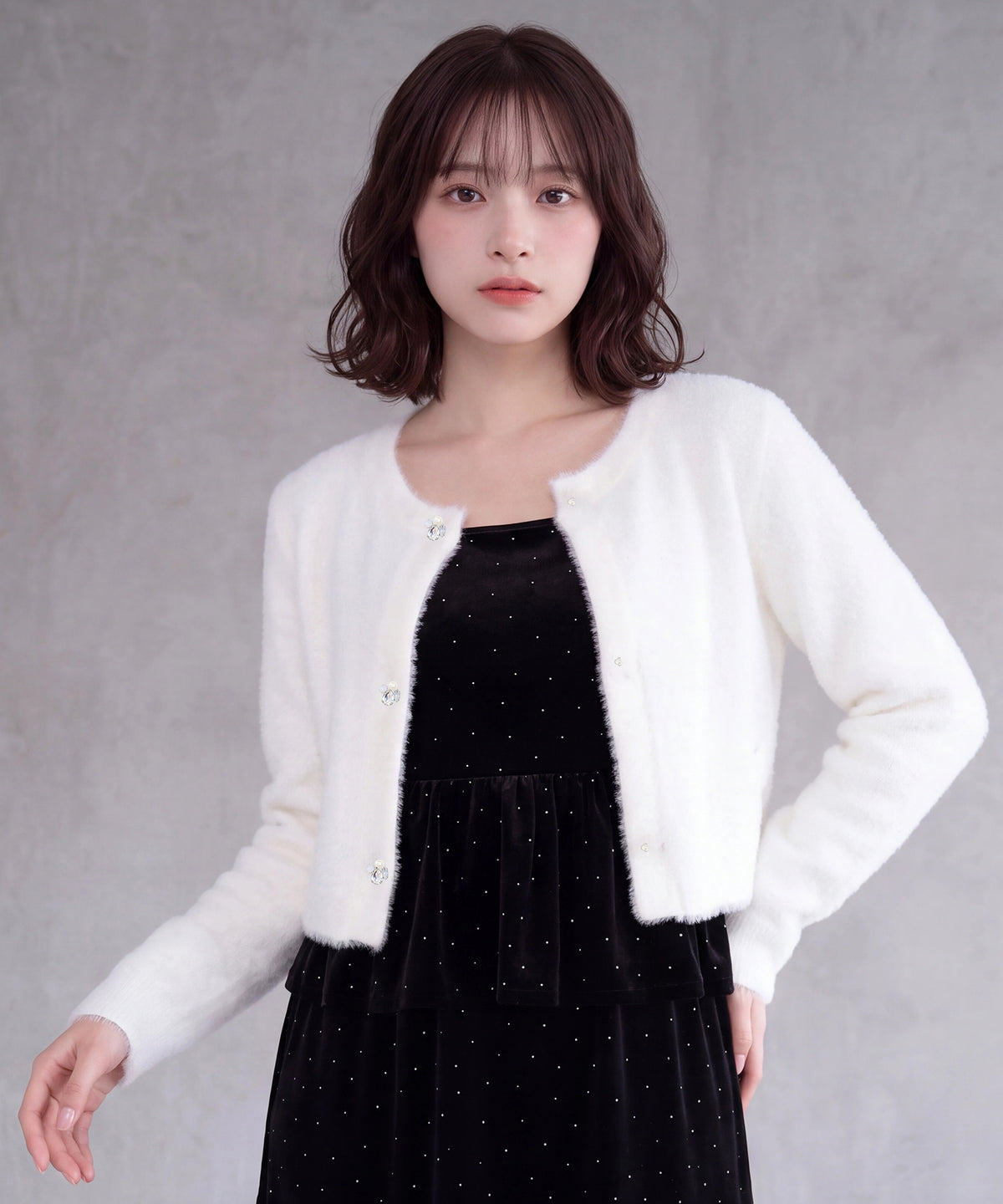 ホワイト(AI画像) model：160cm 着用サイズ：M