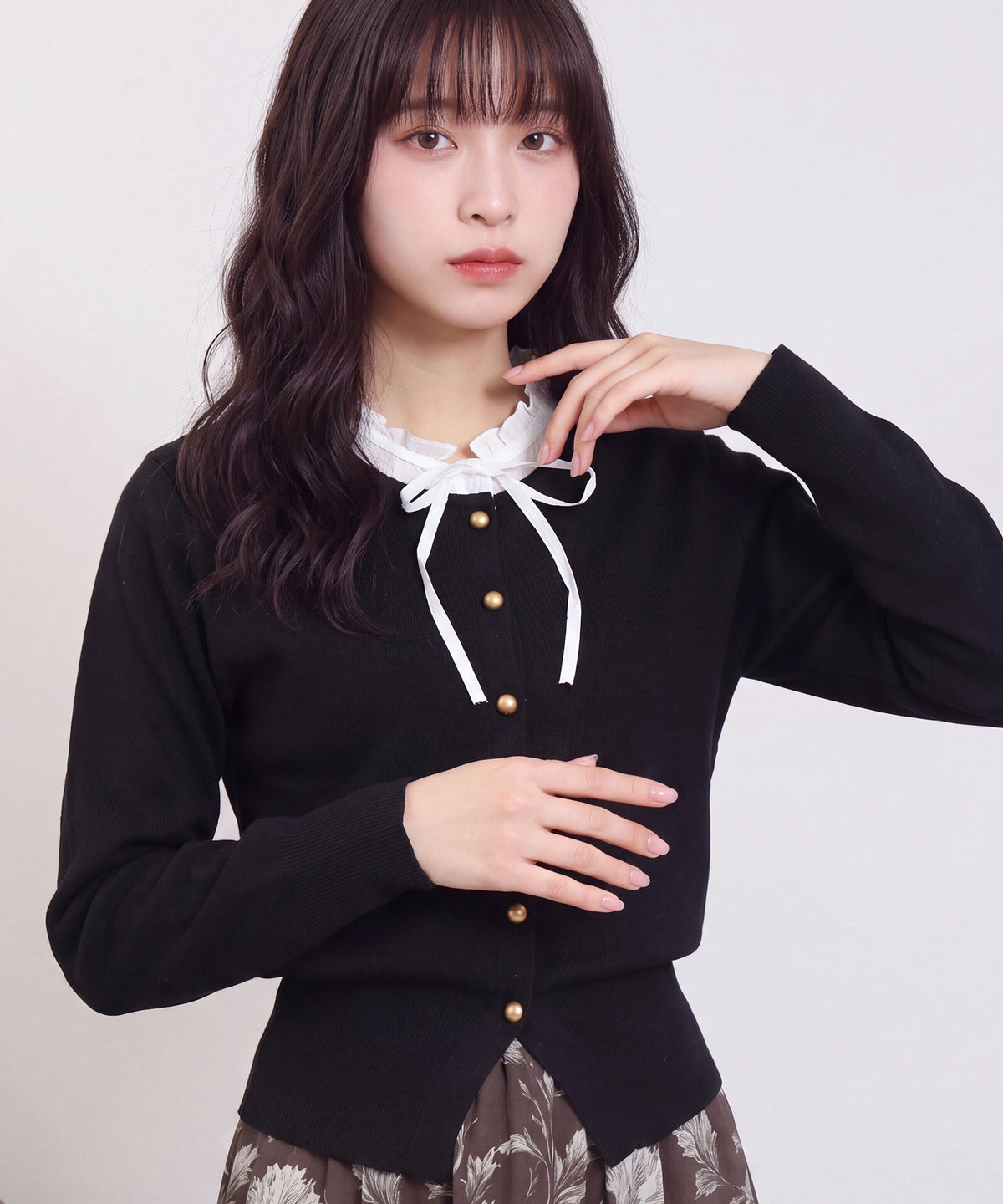 ブラック(AI画像) model:160cm 着用サイズ: M