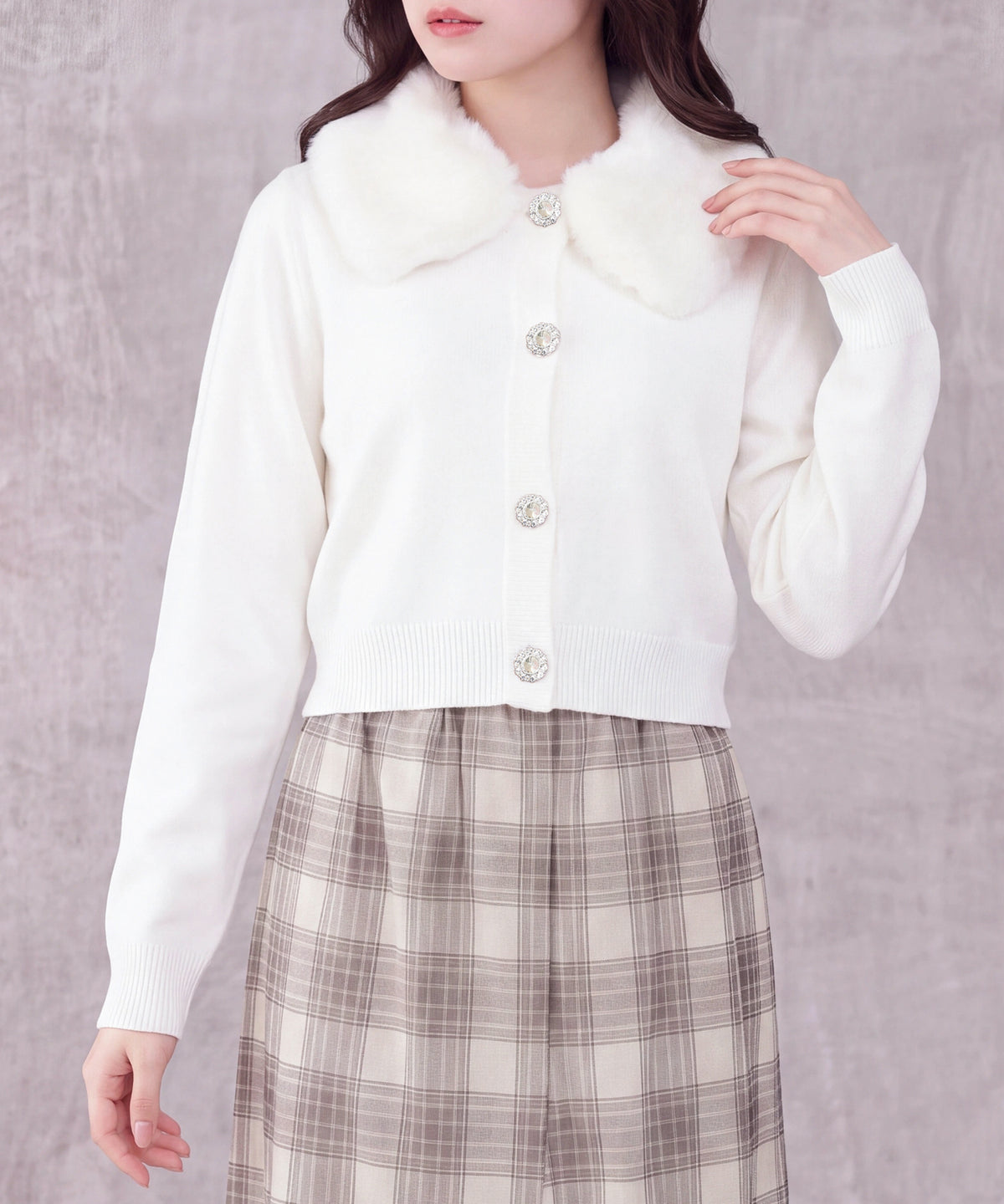 ホワイト(AI画像) model：160cm 着用サイズ：M