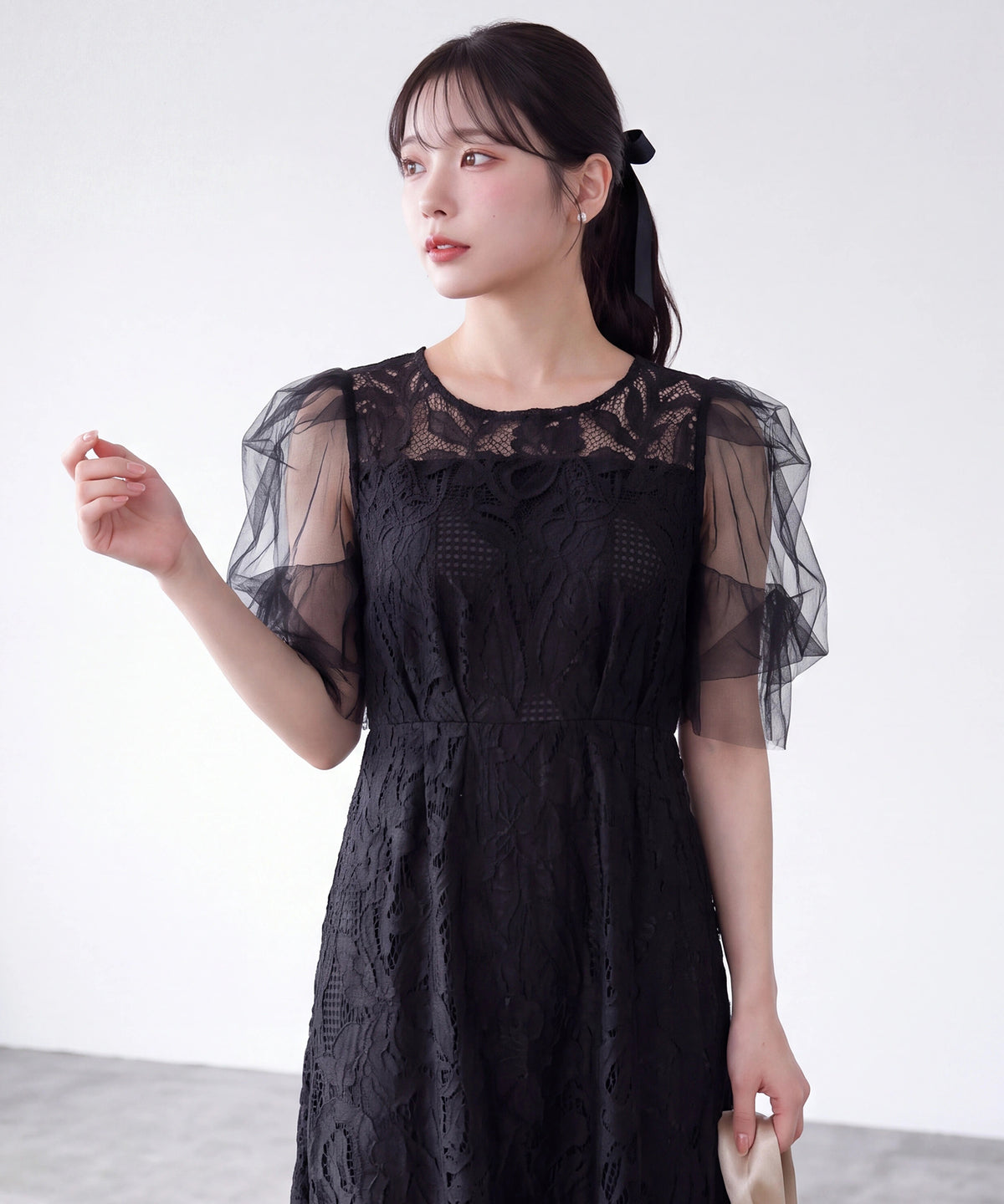 ブラック(AI画像) model：160cm 着用サイズ：M