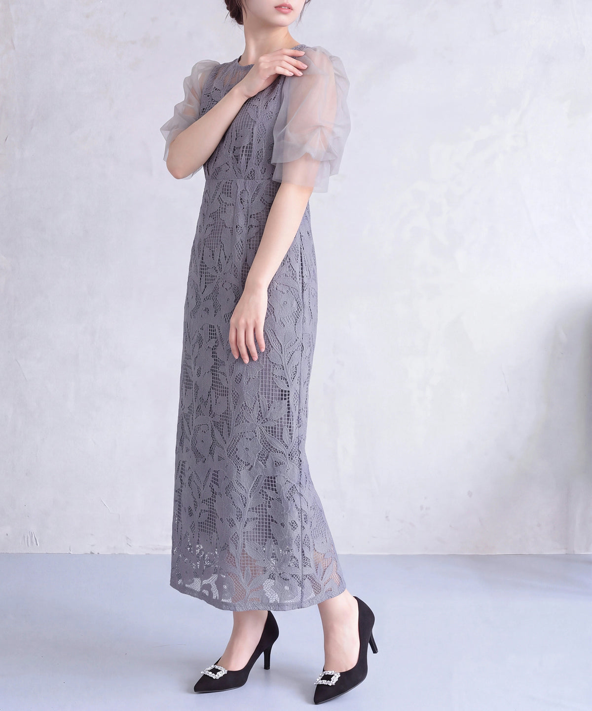 ブルー(AI画像) model：160cm 着用サイズ：M