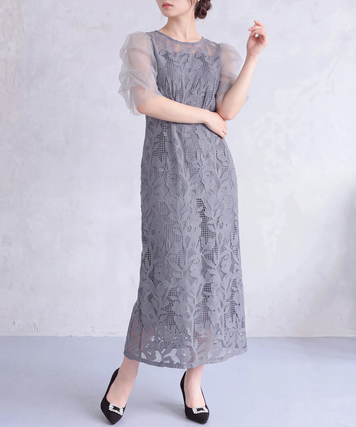 ブルー(AI画像) model：160cm 着用サイズ：M