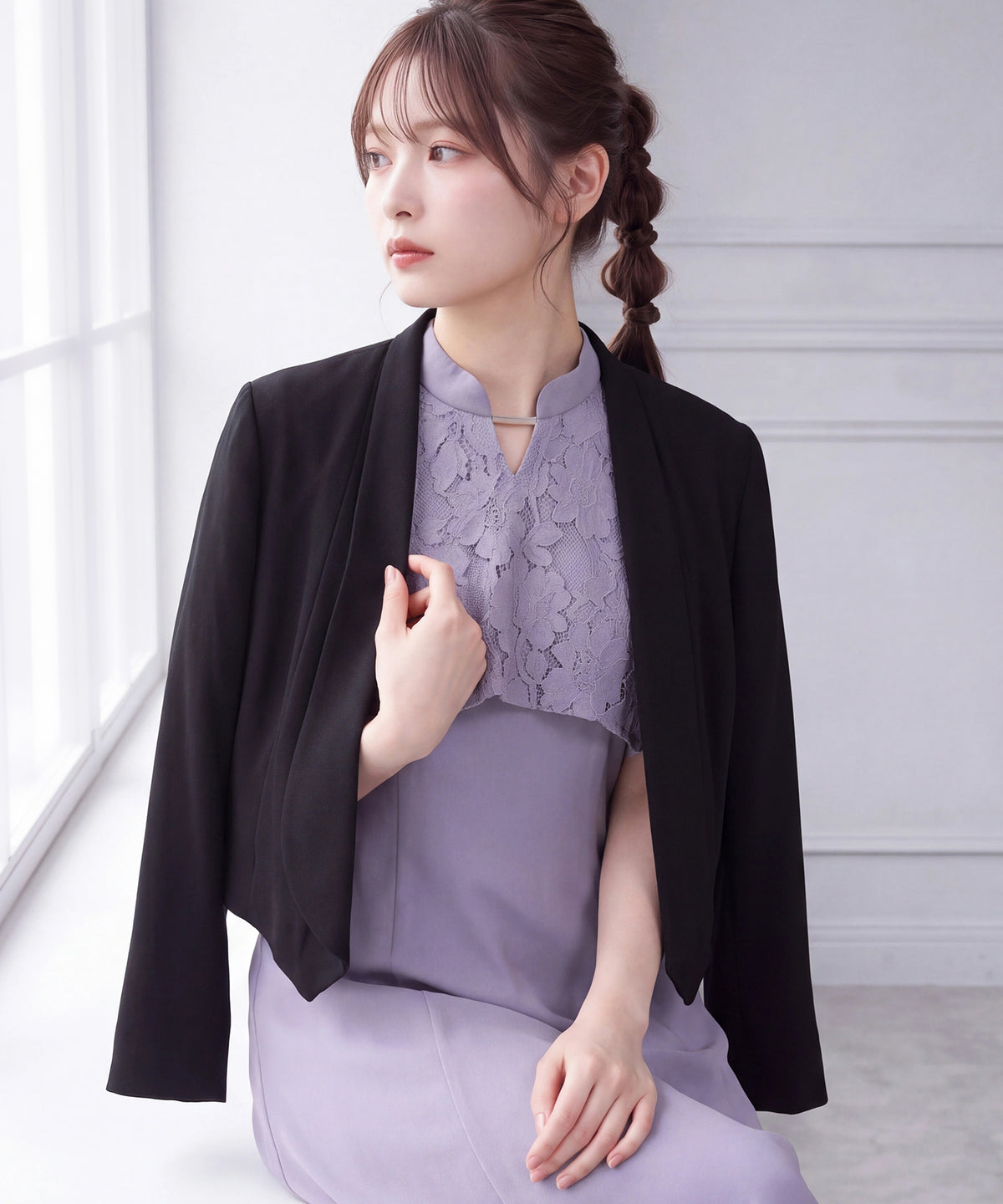 ブラック(AI画像) model：160cm 着用サイズ：M