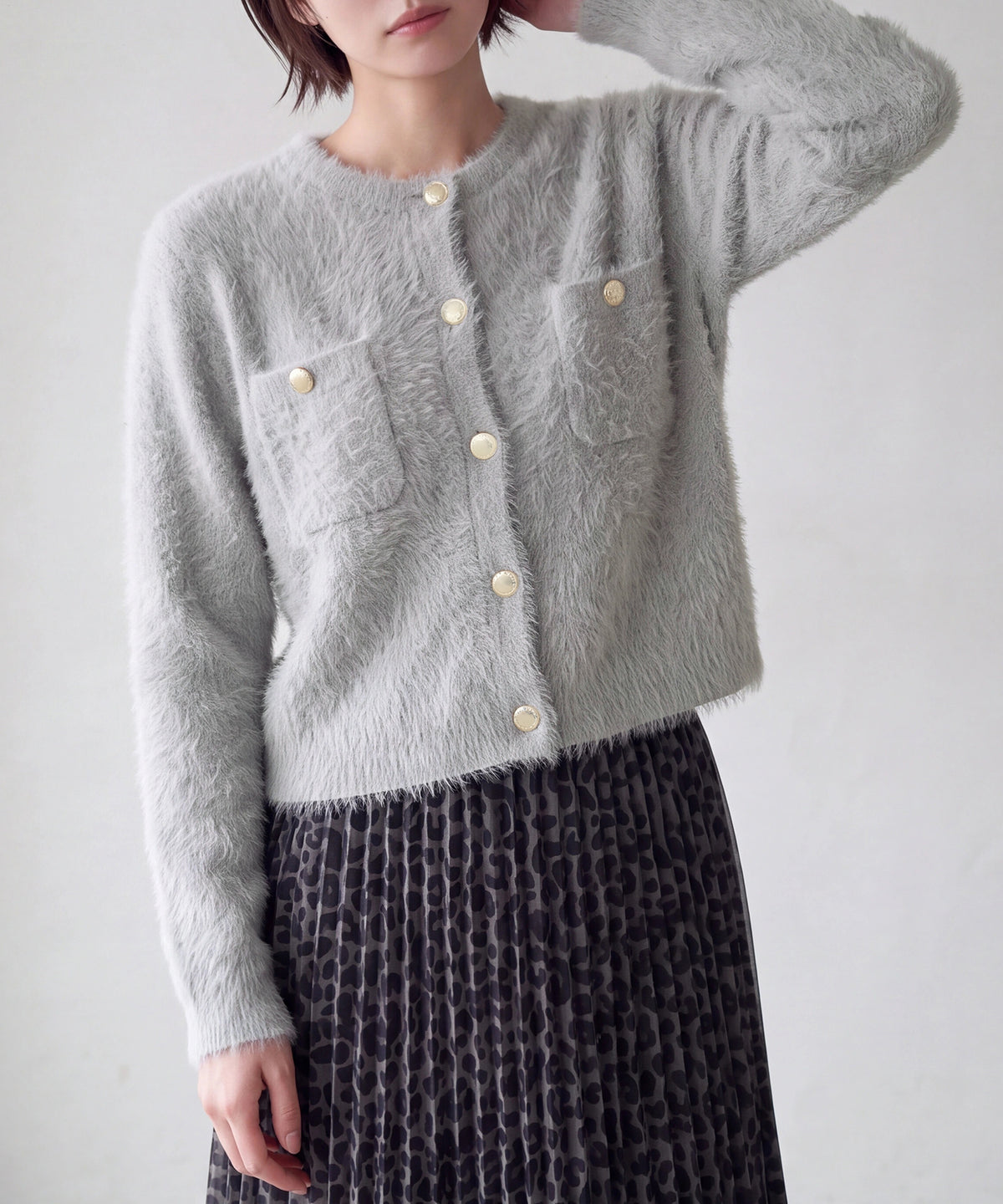 チャコールAI画像)　model：160㎝　着用サイズ：M