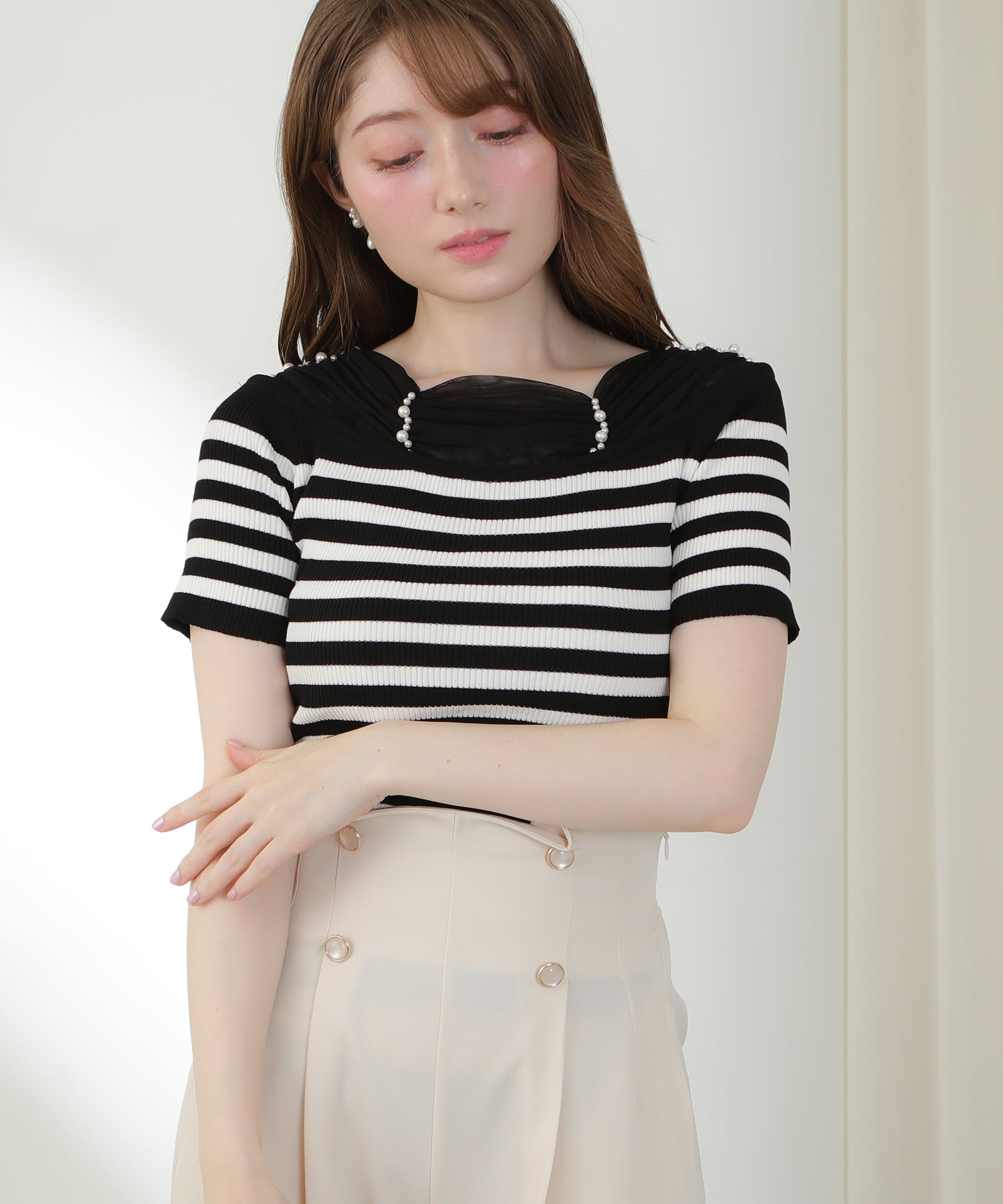 ブラック(その他)　model：163　着用サイズ：M