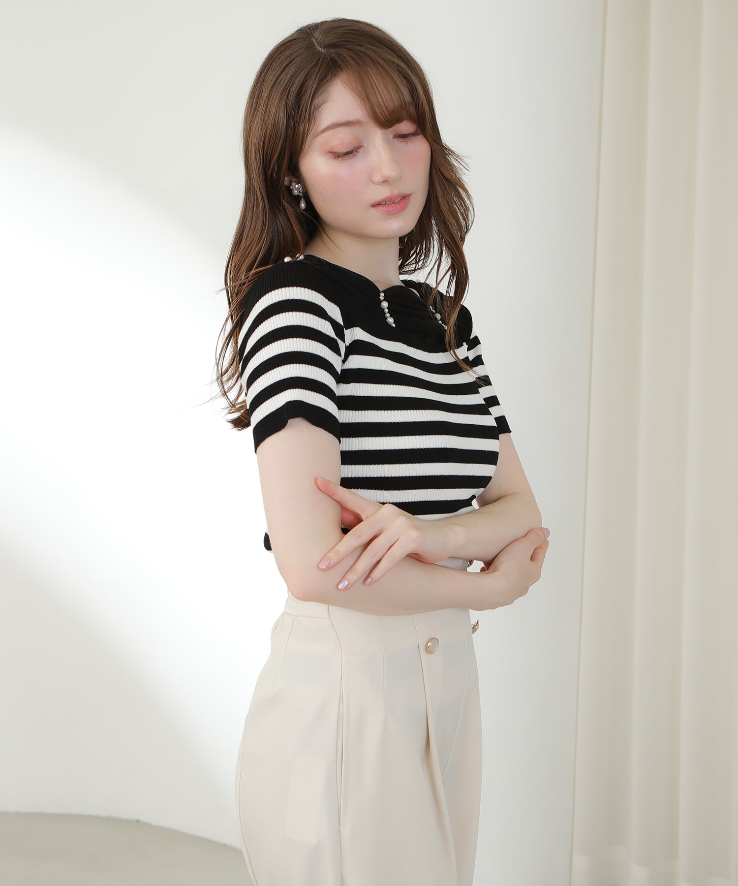 ブラック(その他)　model：163　着用サイズ：M